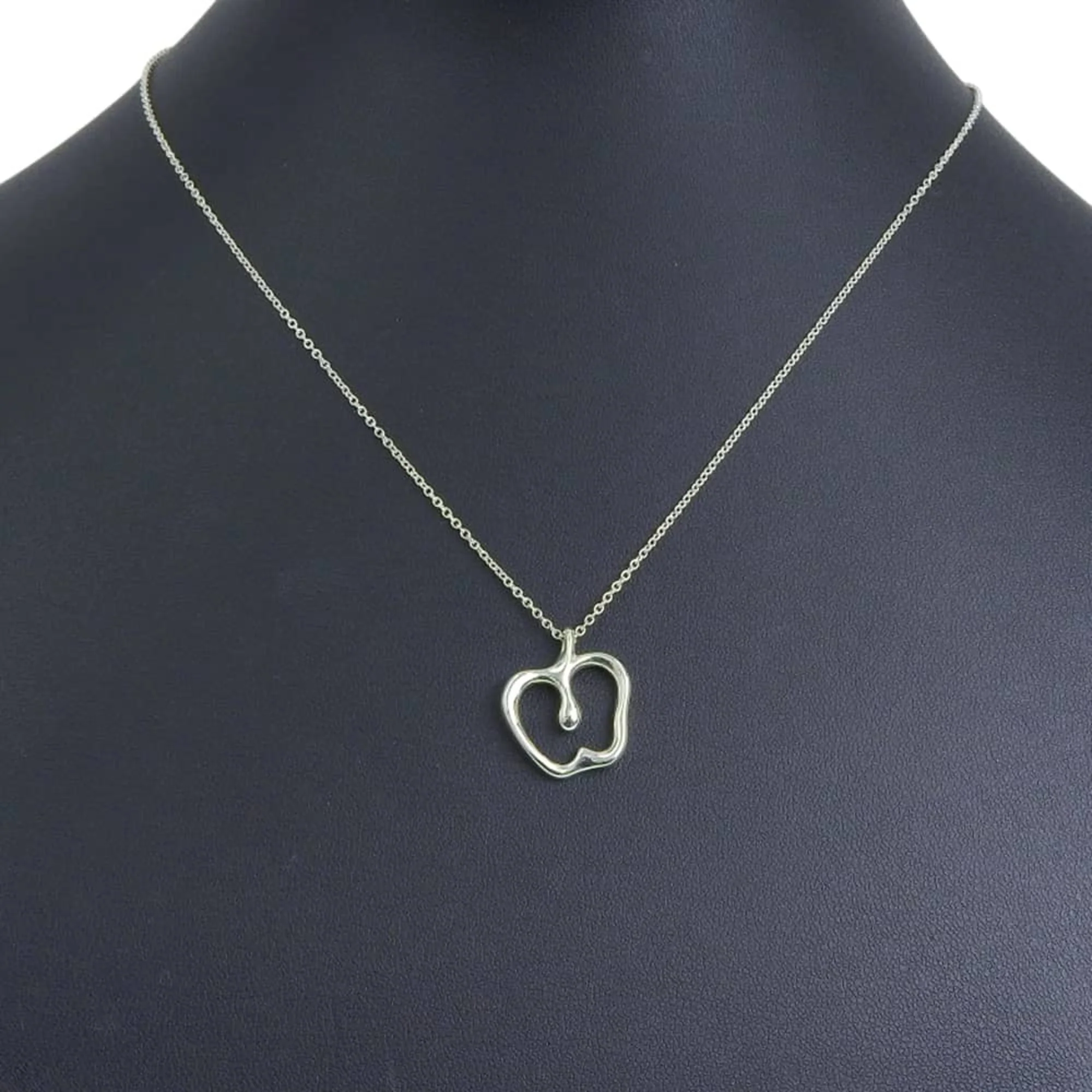 Elsa Peretti Pendant Necklace Sterling Silver 18mm - Image 2