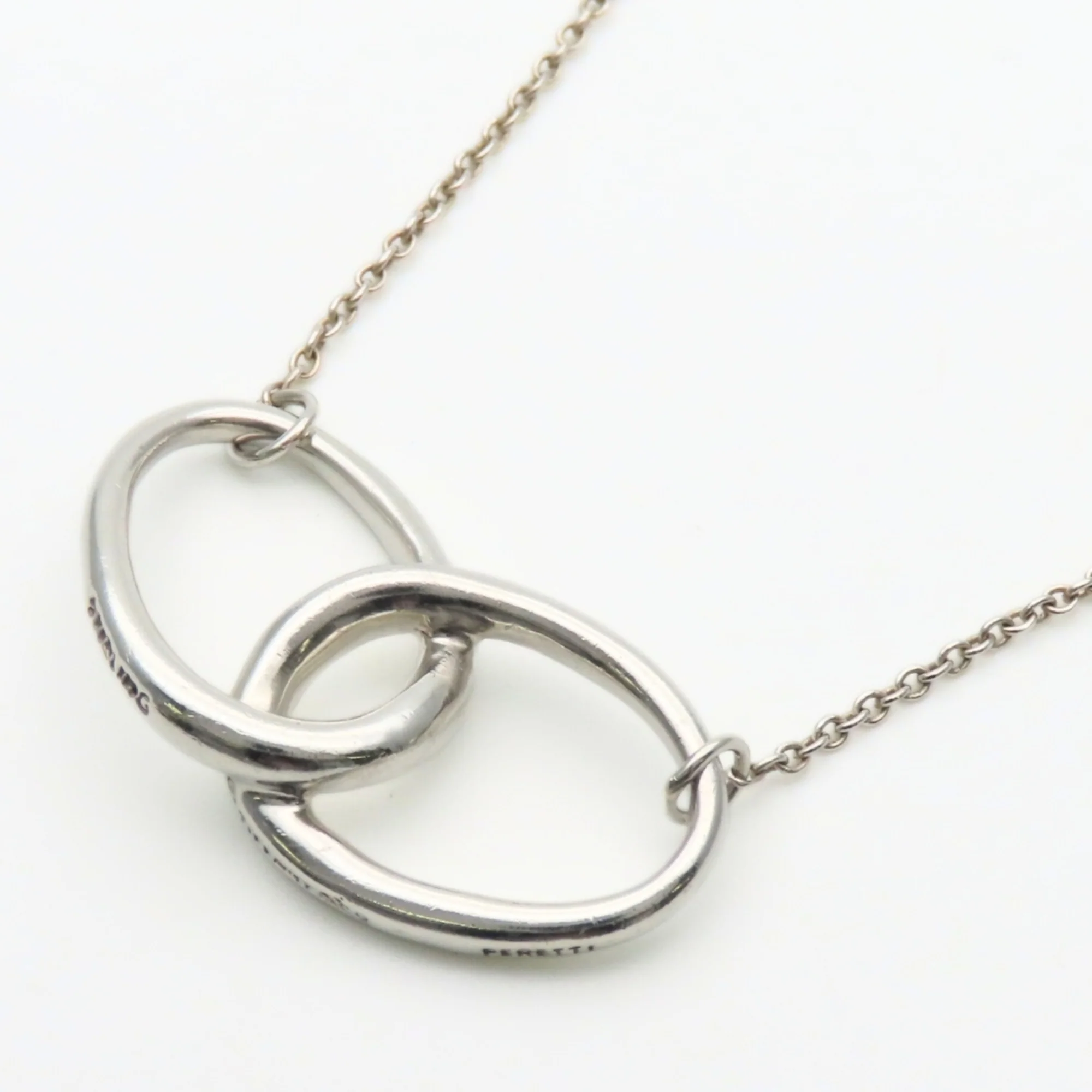 Elsa Peretti Pendant Necklace Sterling Silver 20mm - Image 3