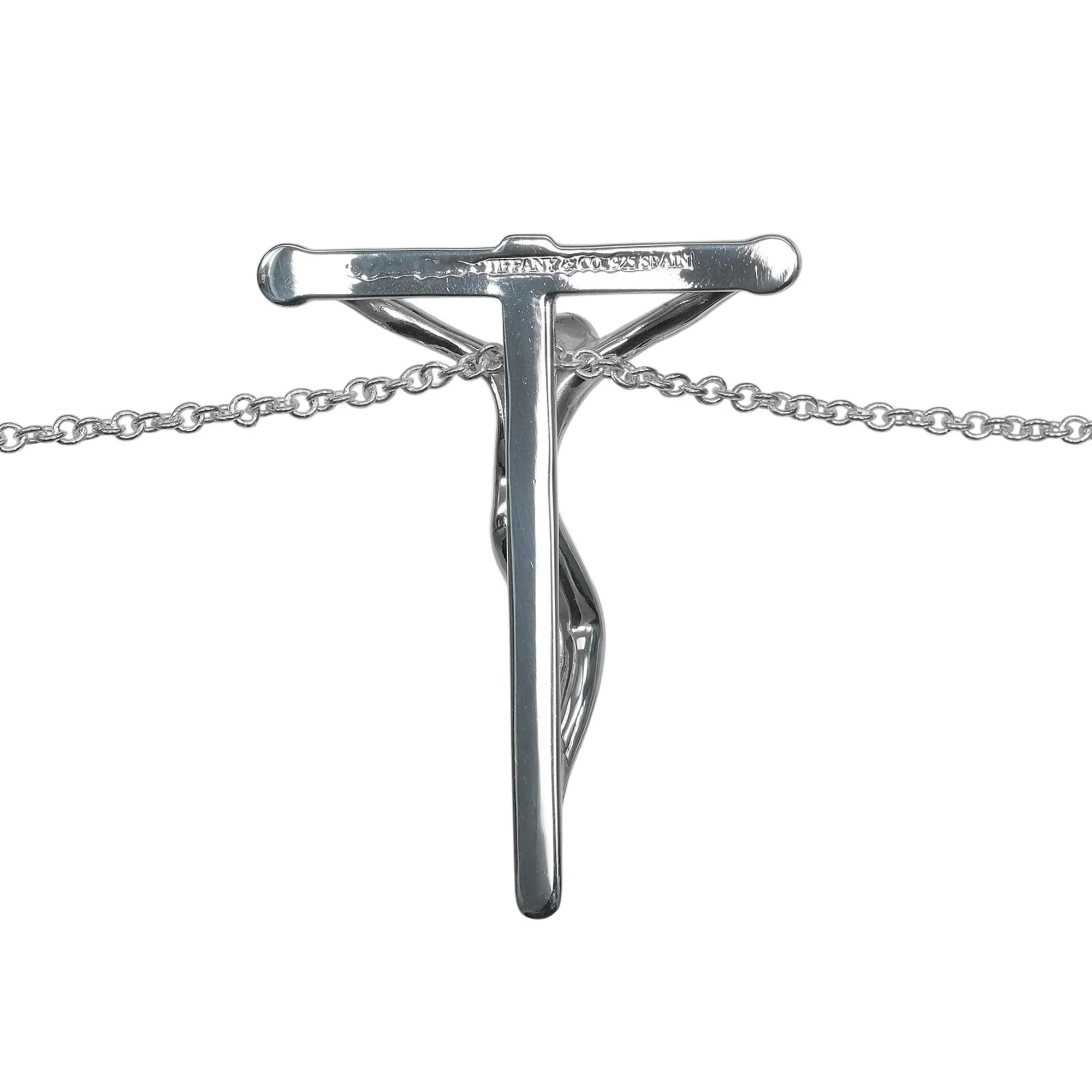 Elsa Peretti Pendant Necklace Sterling Silver 27.2mm - Image 4