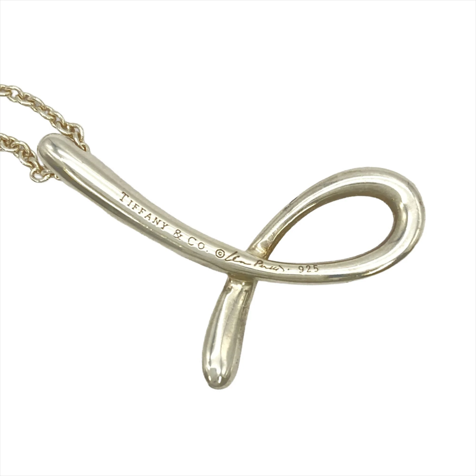 Elsa Peretti Pendant Necklace Sterling Silver 32mm - Image 3