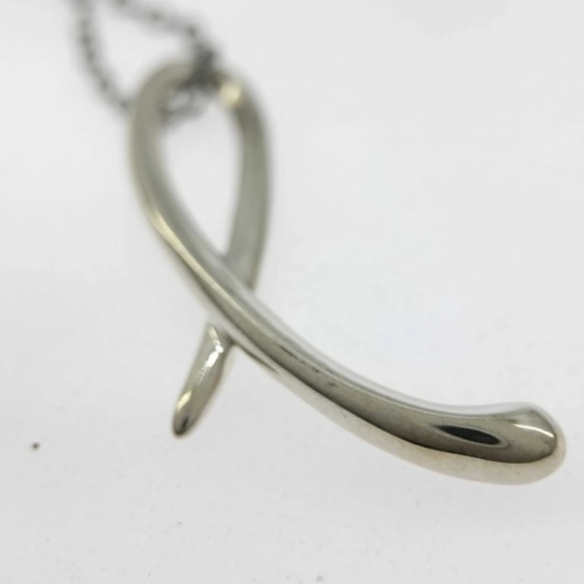 Elsa Peretti Pendant Necklace Sterling Silver 32mm - Image 3