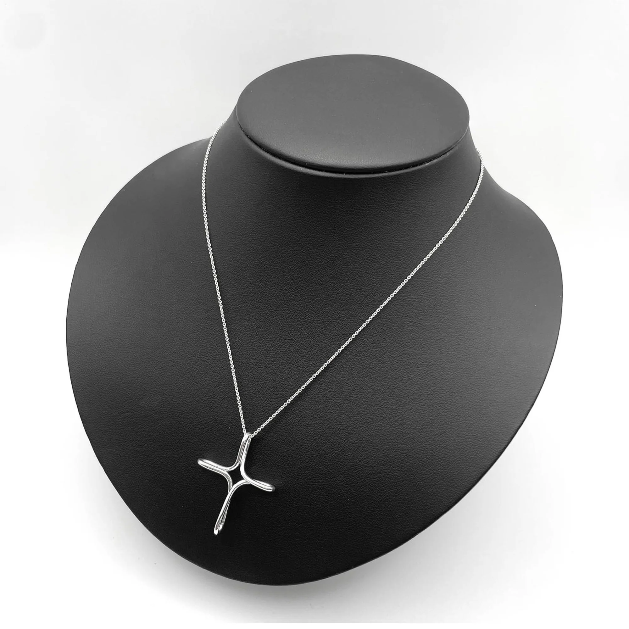 Elsa Peretti Pendant Necklace Sterling Silver 34mm - Image 7