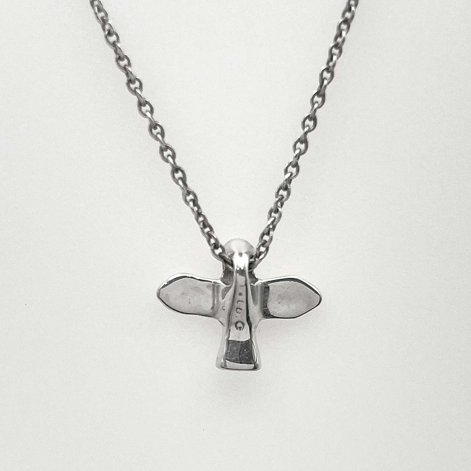 Elsa Peretti Pendant Necklace Sterling Silver 8mm - Image 3