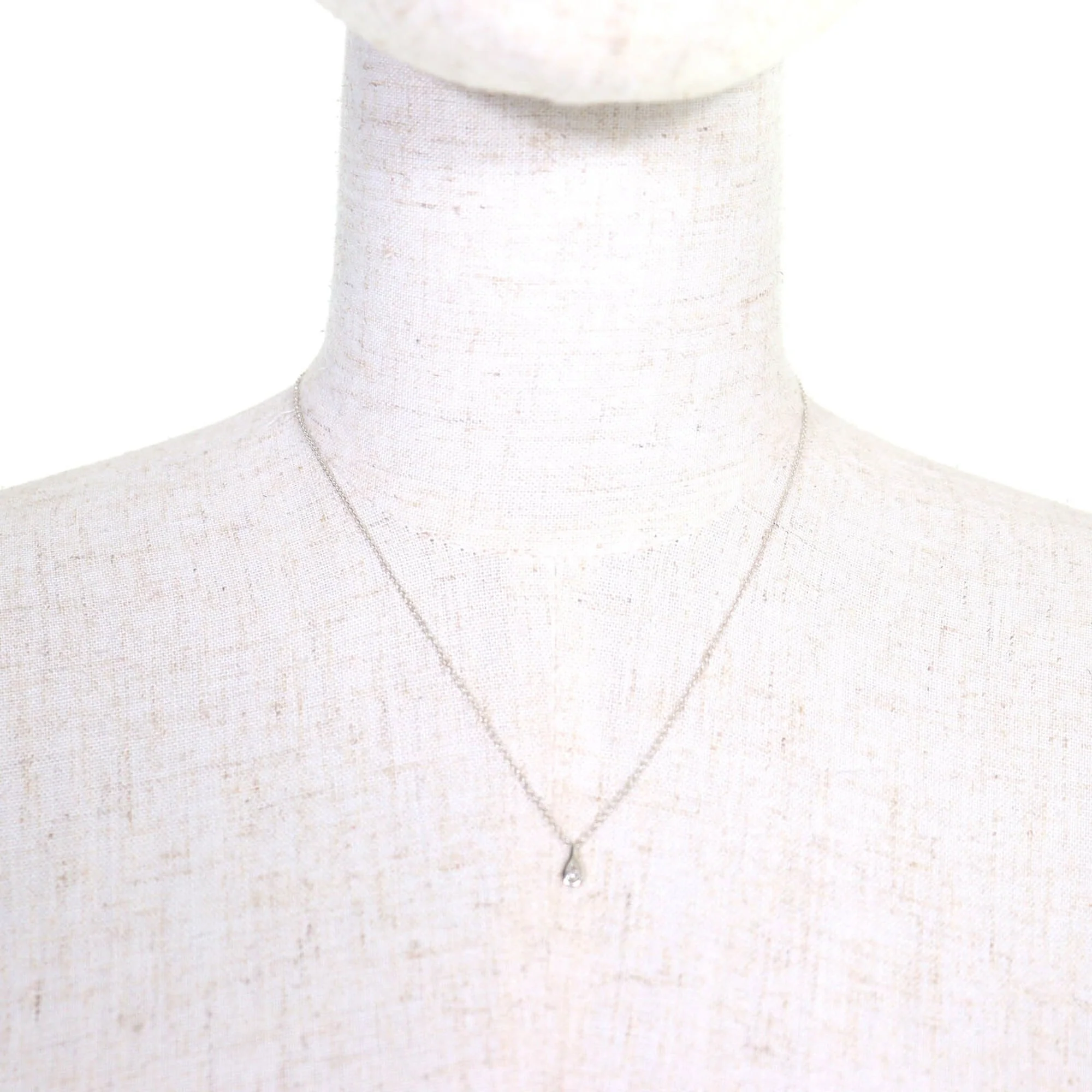 Elsa Peretti Pendant Necklace Sterling Silver 9mm - Image 2