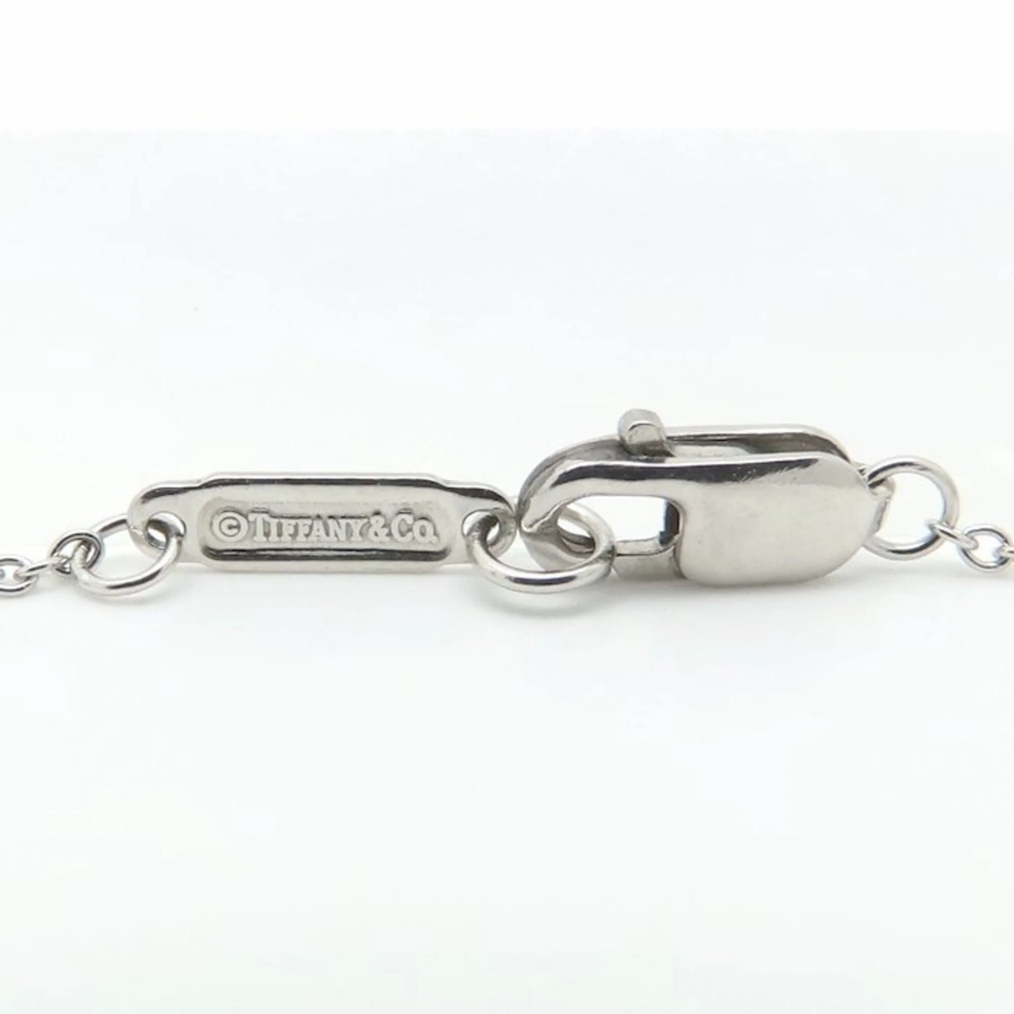 Enchant Scroll Pendant Necklace Platinum with Diamond - Image 9
