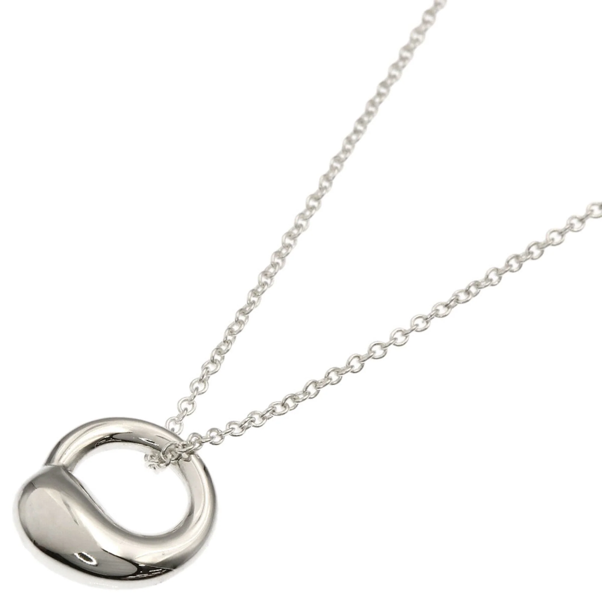 Eternal Circle Pendant Necklace Sterling Silver