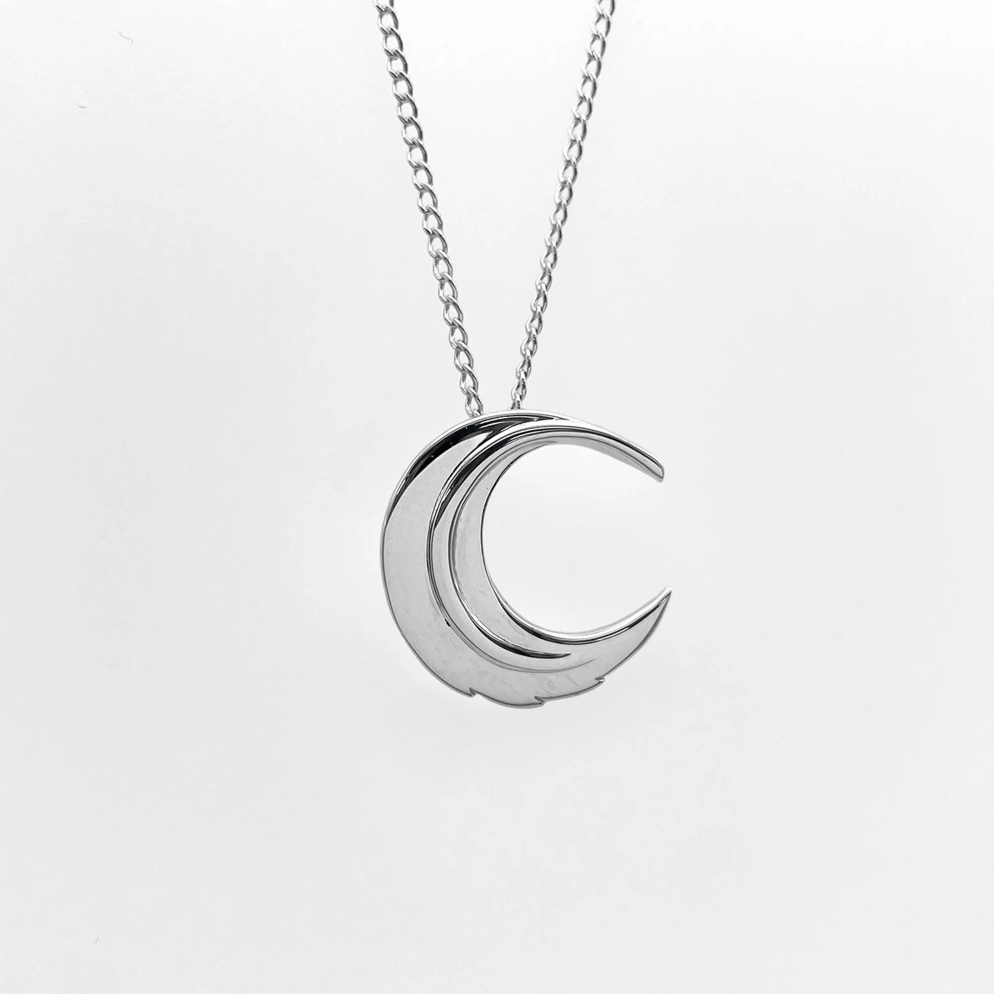 Feather Moon Angela Cummings Pendant Necklace Sterling Silver - Image 2
