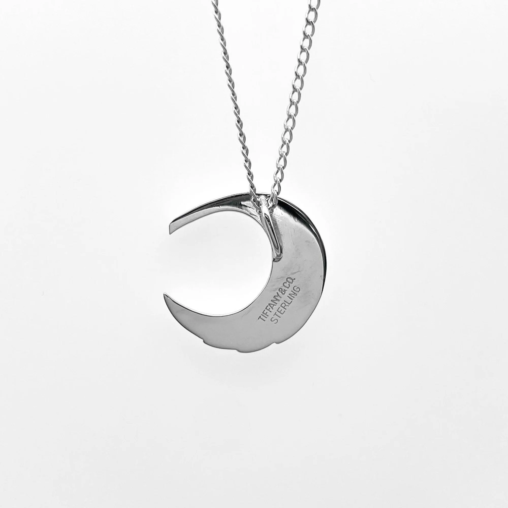 Feather Moon Angela Cummings Pendant Necklace Sterling Silver - Image 3