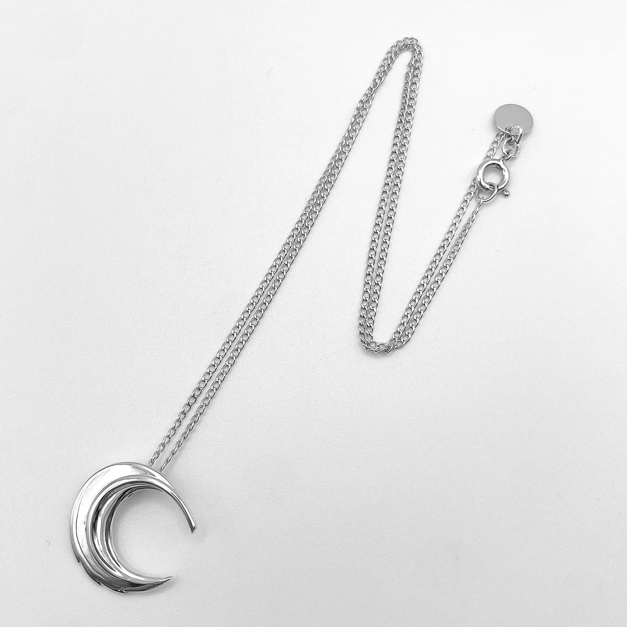 Feather Moon Angela Cummings Pendant Necklace Sterling Silver - Image 4