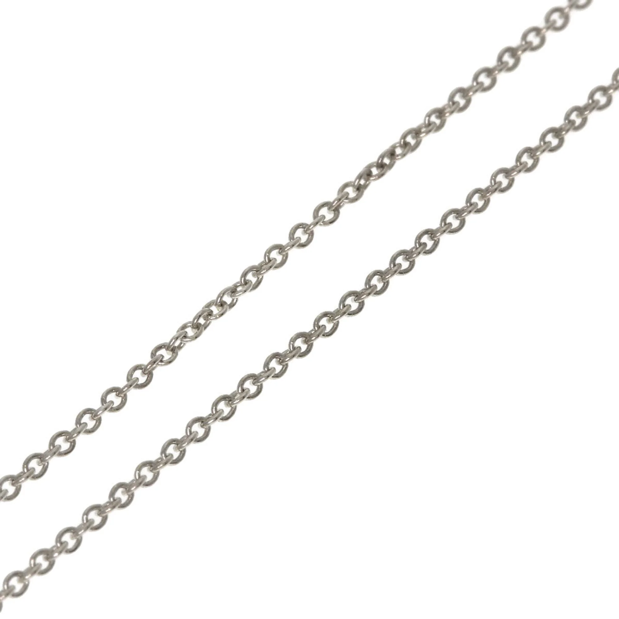 Geometric Heart Pendant Necklace Sterling Silver - Image 8