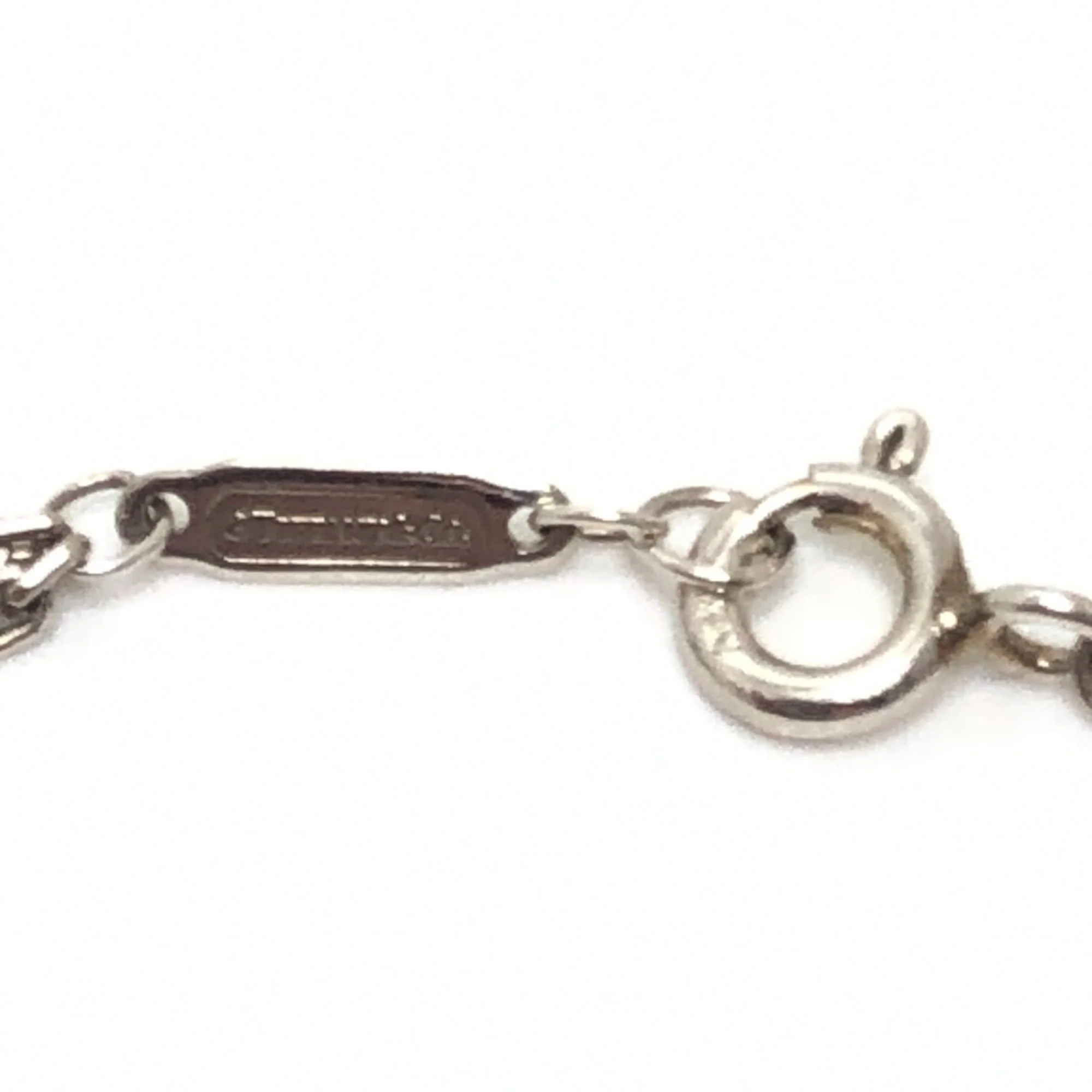 Hardware Double Link Pendant Necklace Sterling Silver - Image 5