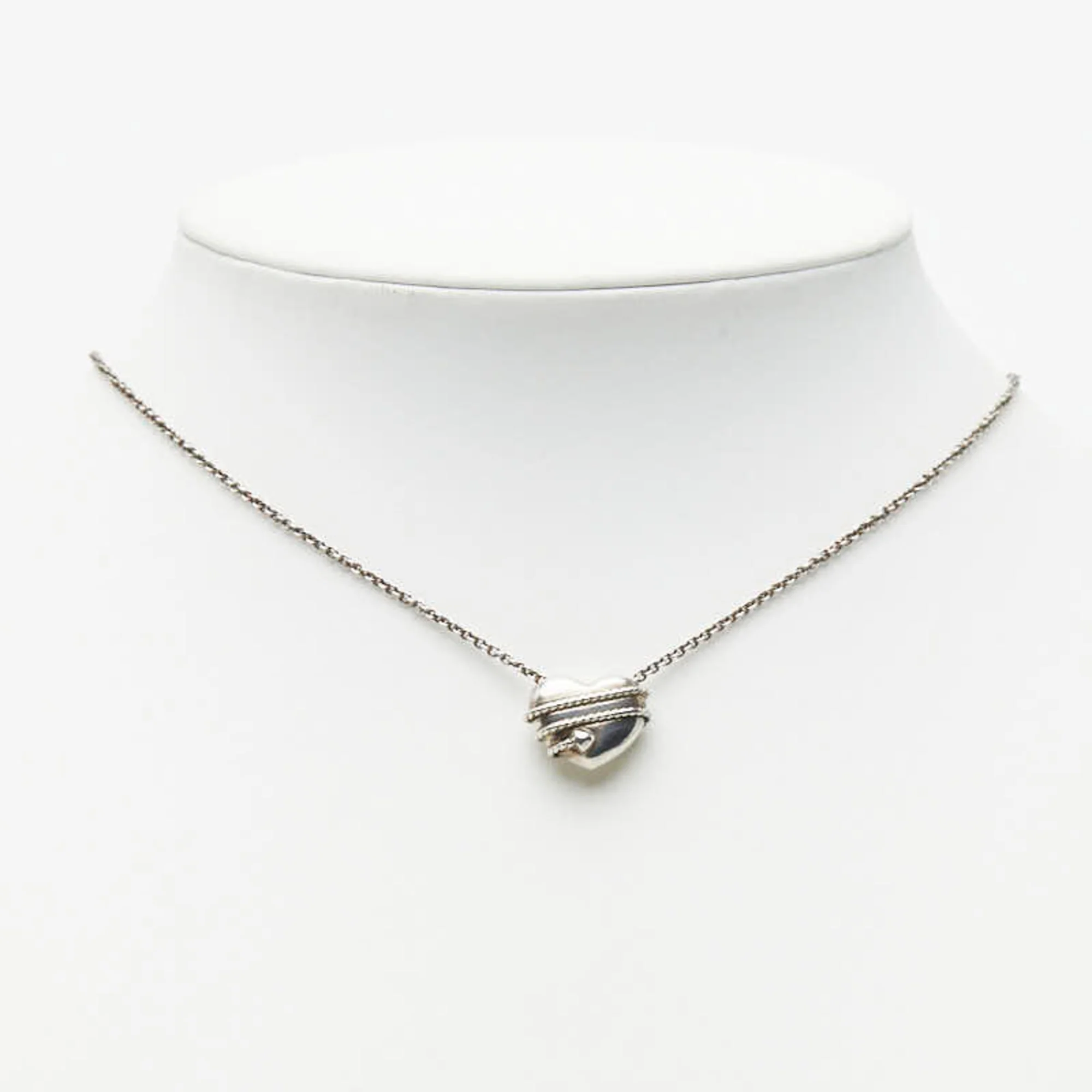 Heart Arrow Pendant Necklace Sterling Silver - Image 8