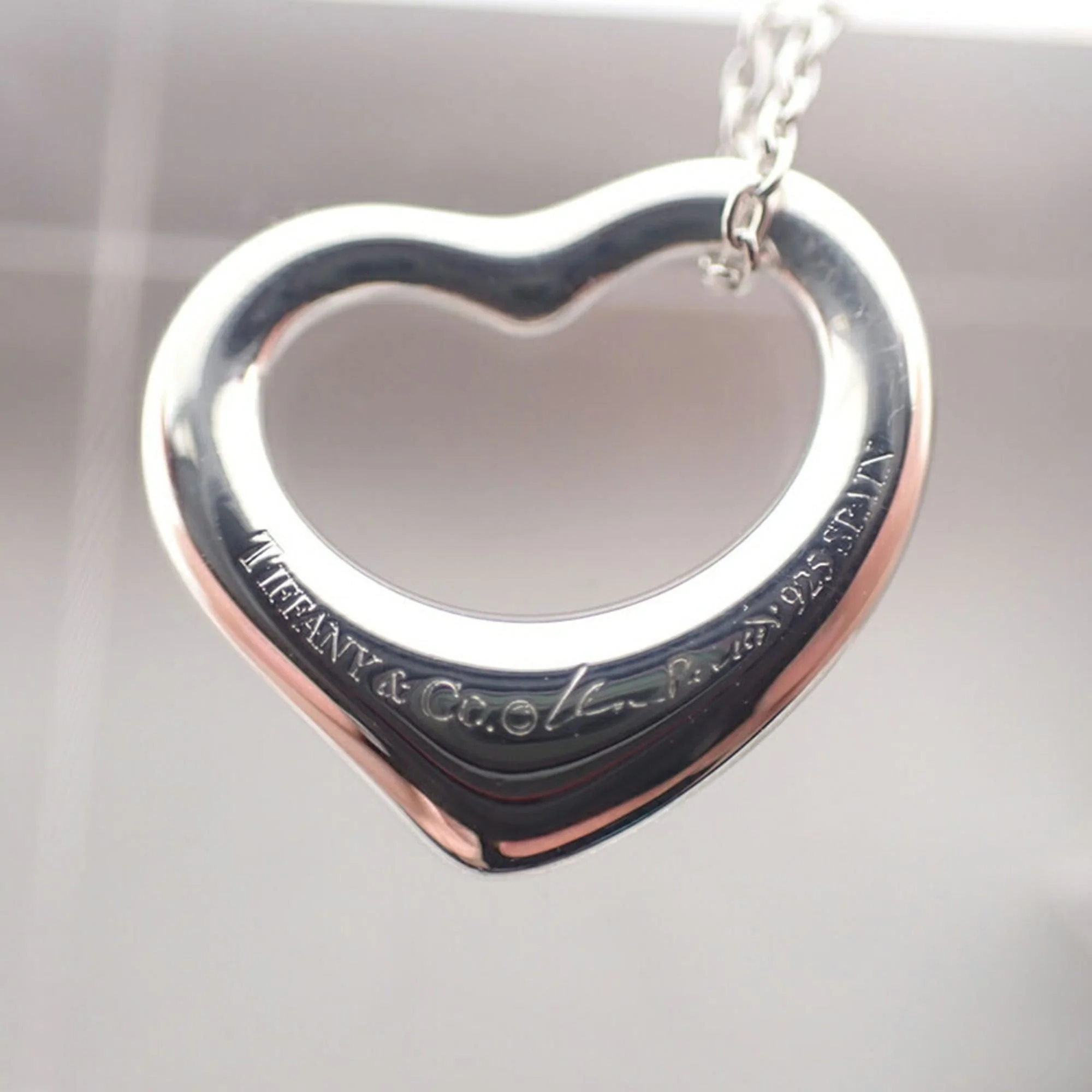 Heart Pendant Necklace Sterling Silver - Image 6