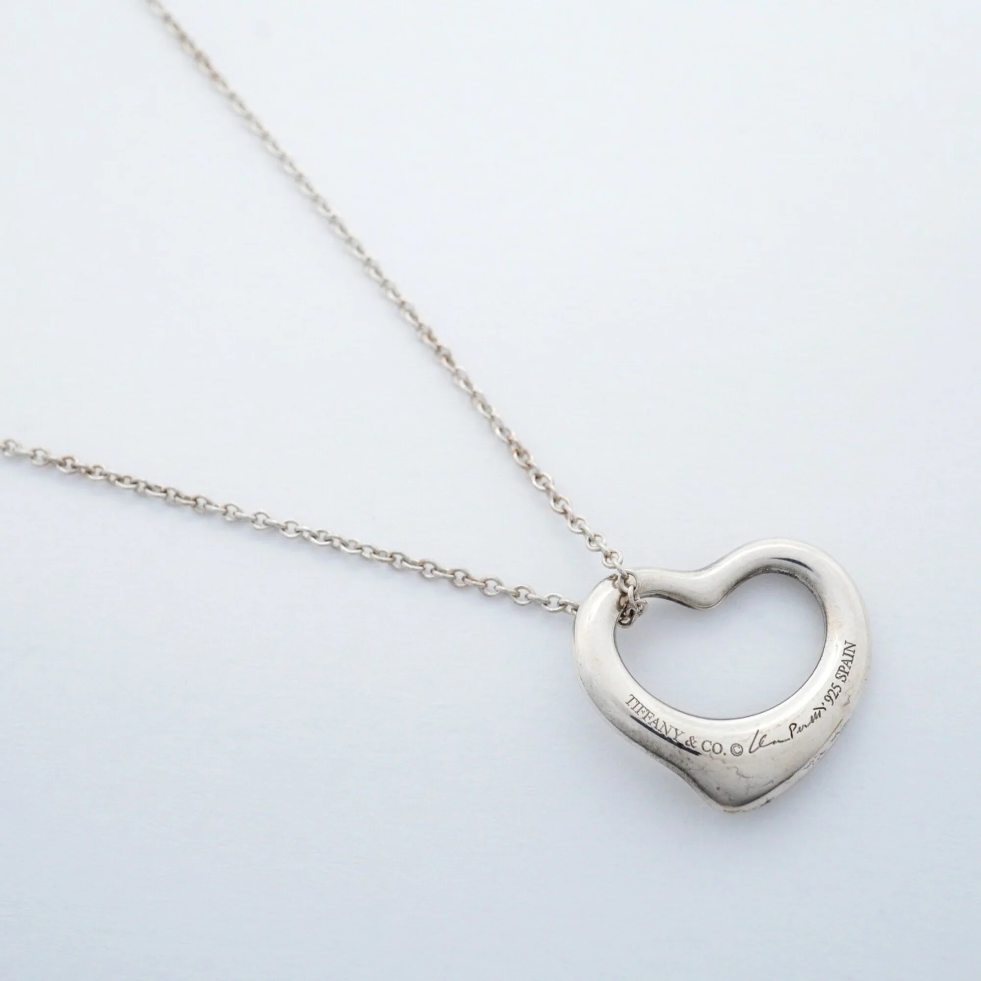 Heart Pendant Necklace Sterling Silver - Image 2