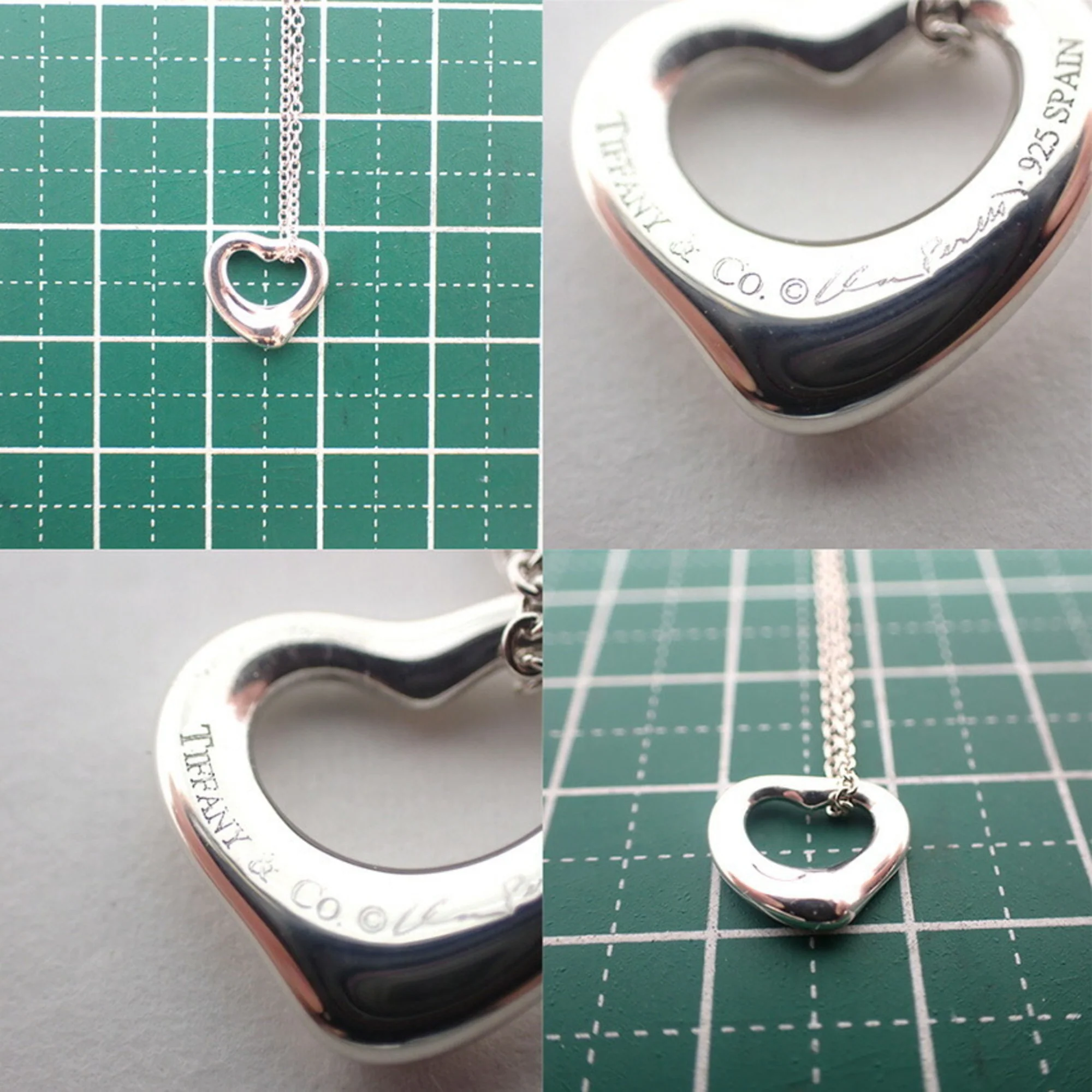 Heart Pendant Necklace Sterling Silver - Image 9