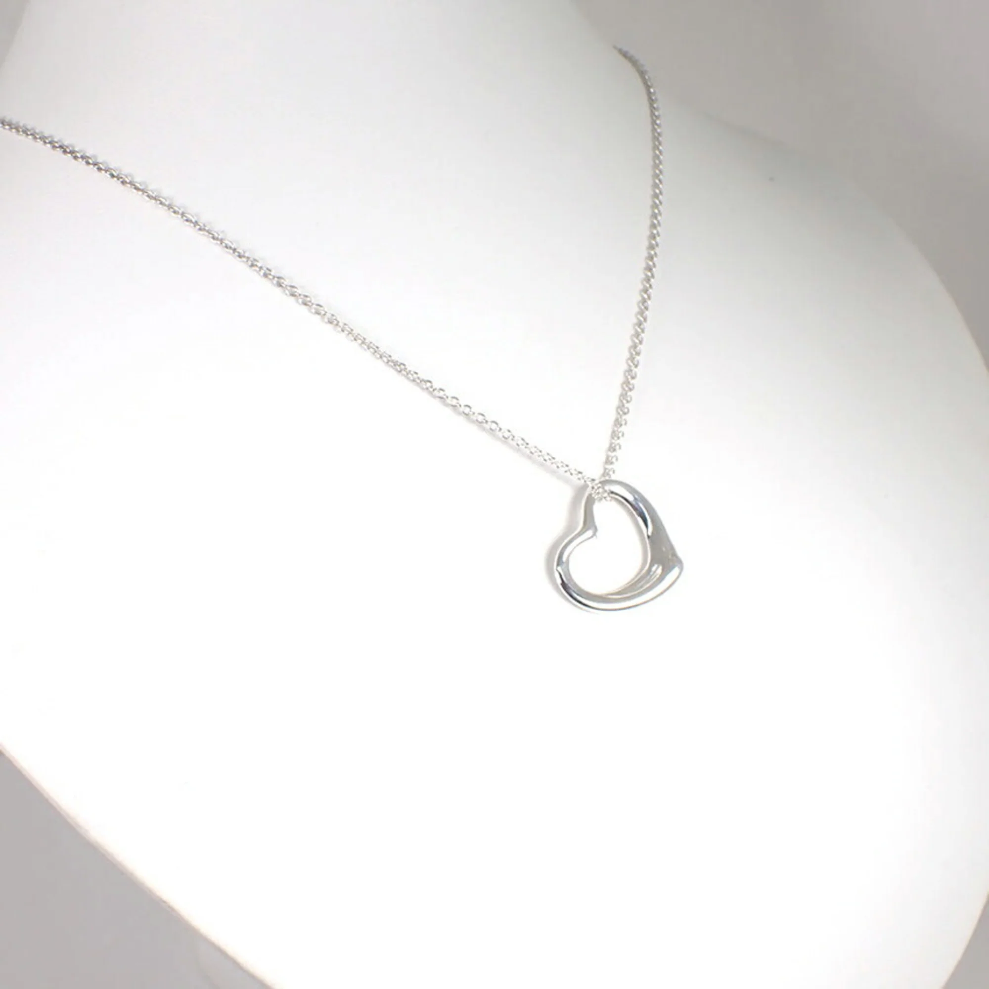 Heart Pendant Necklace Sterling Silver - Image 5