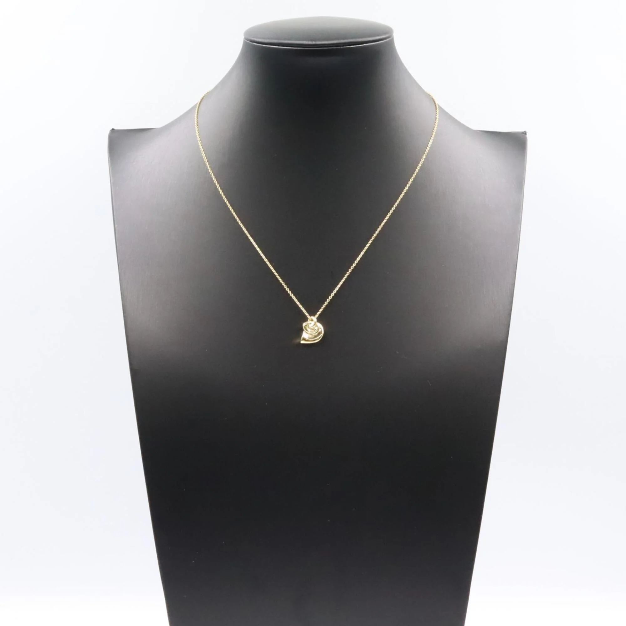 Horn Pendant Necklace 18K Yellow Gold - Image 6
