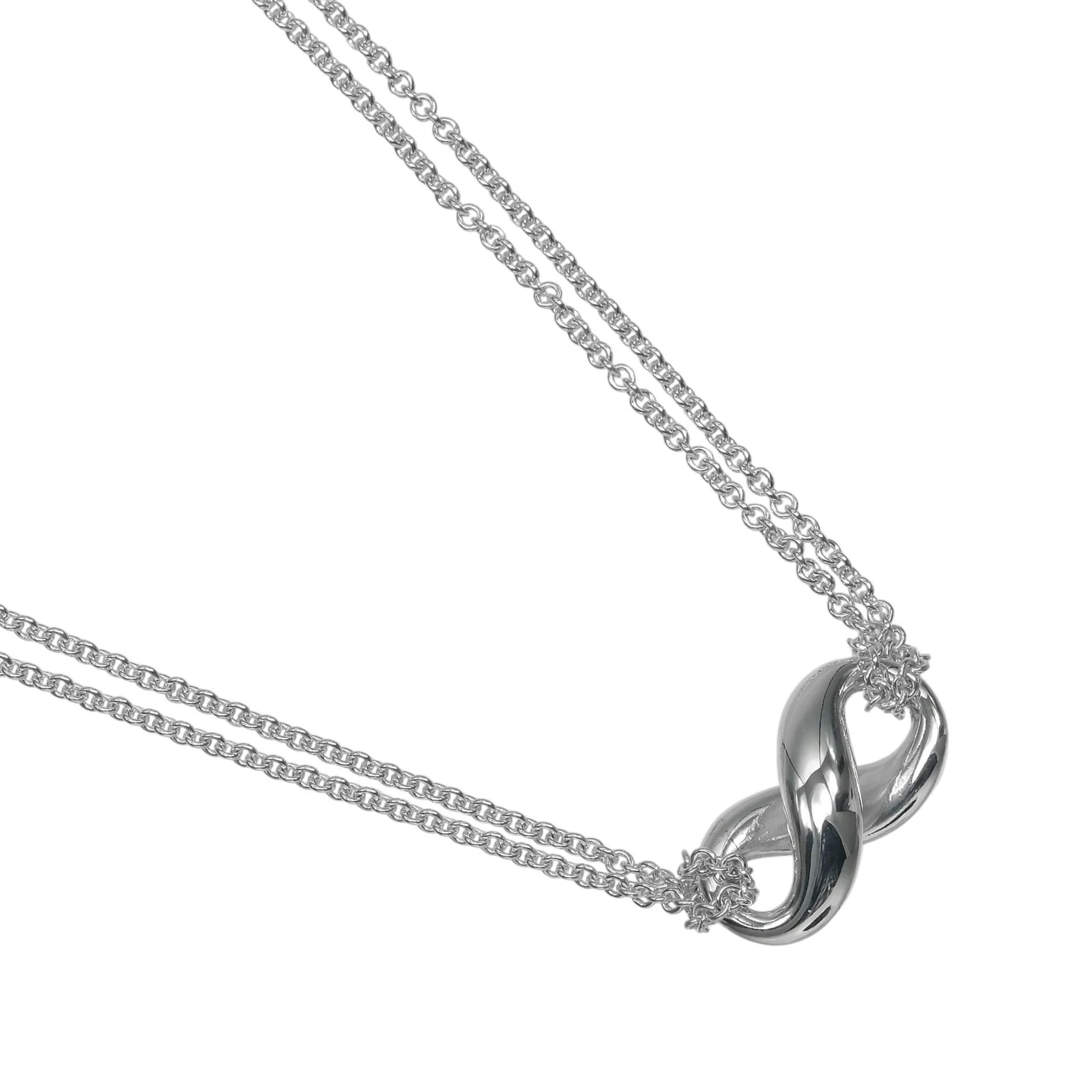 Infinity Pendant Necklace Sterling Silver