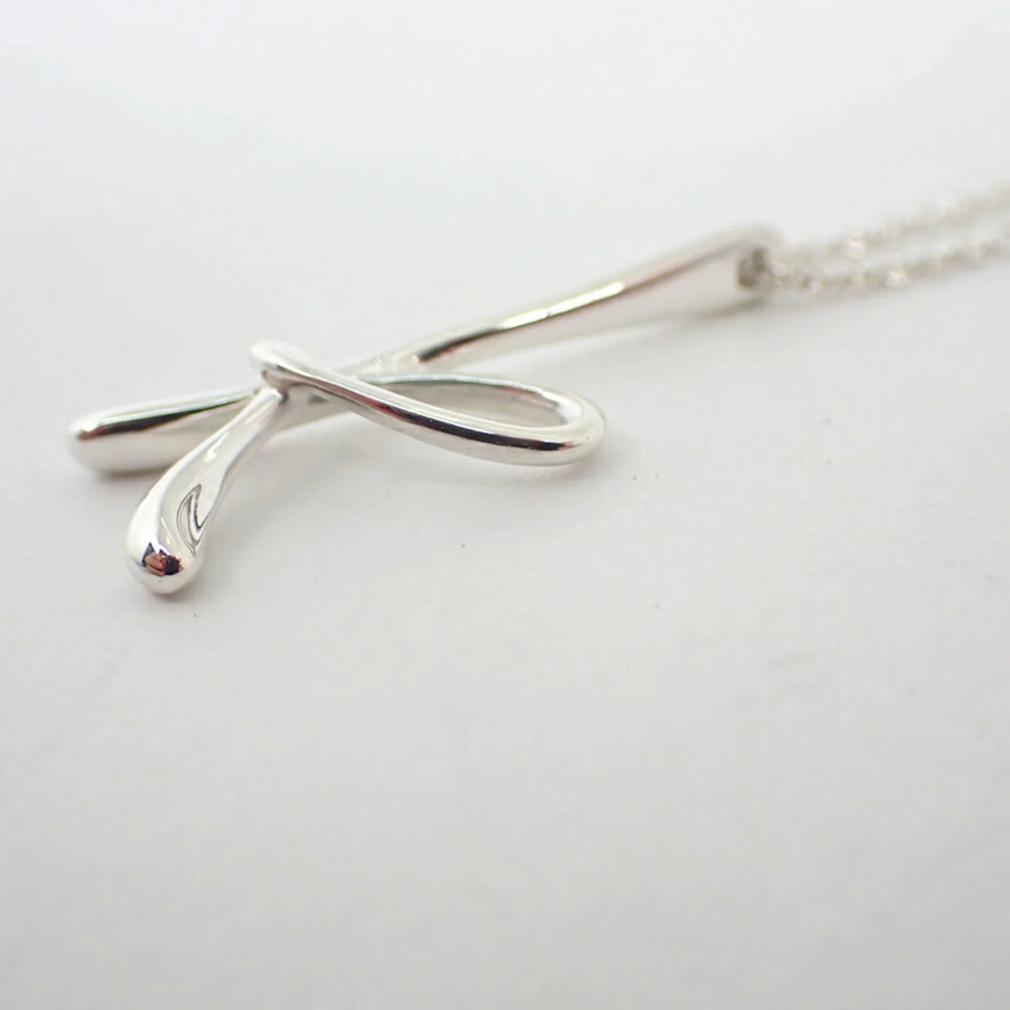 Initial K Pendant Necklace Sterling Silver - Image 7