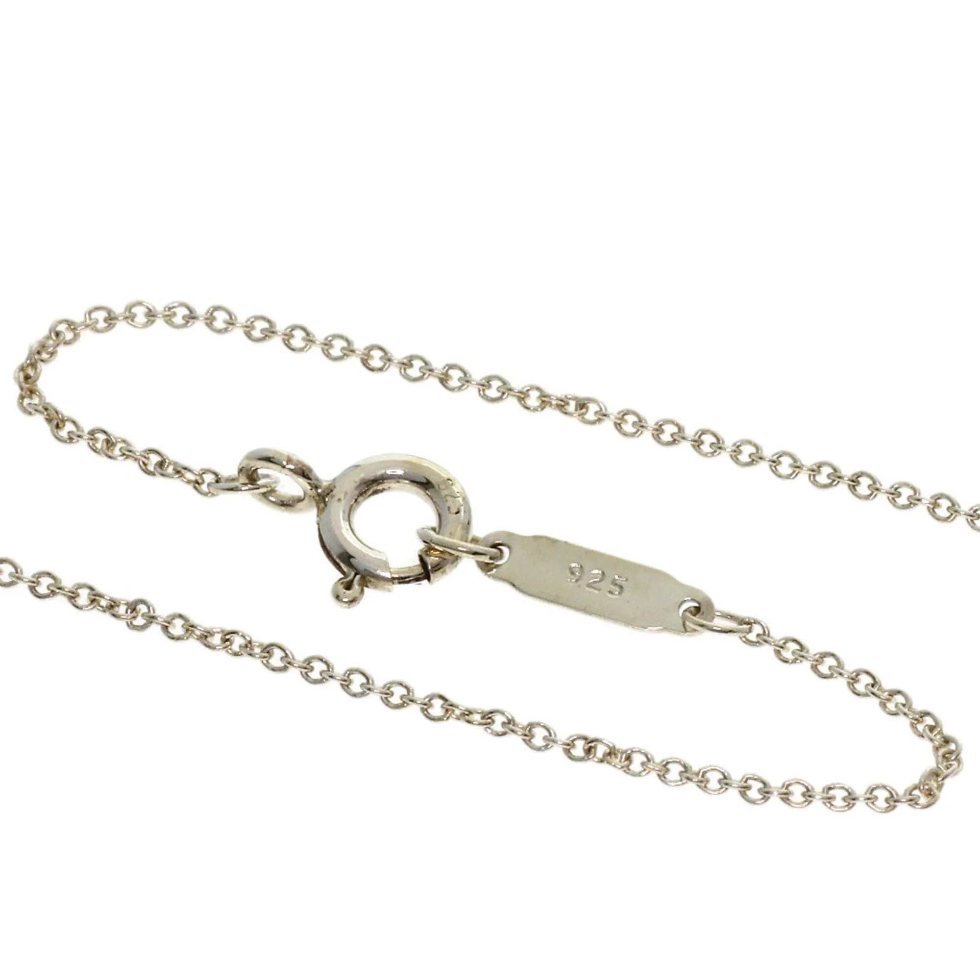 Interlocking Circle Pendant Necklace Sterling Silver - Image 3