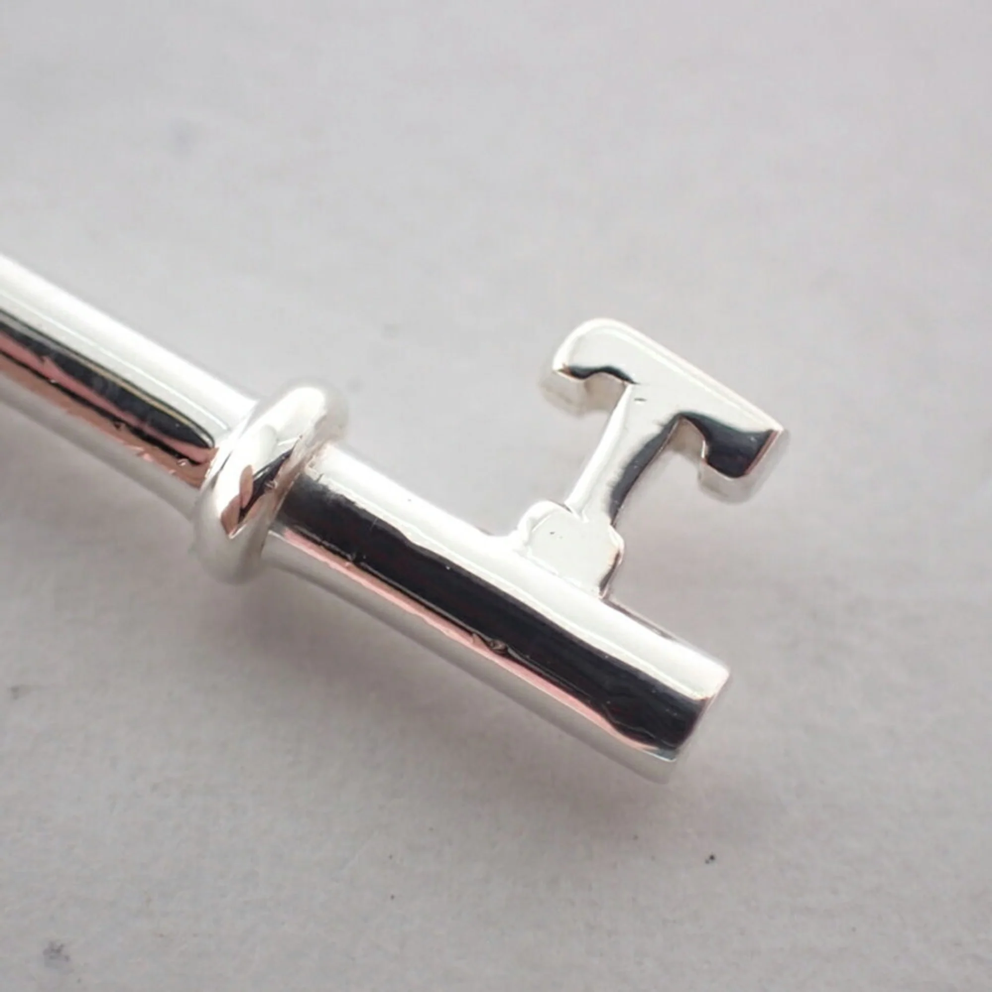 Key Pendant Necklace Sterling Silver - Image 3