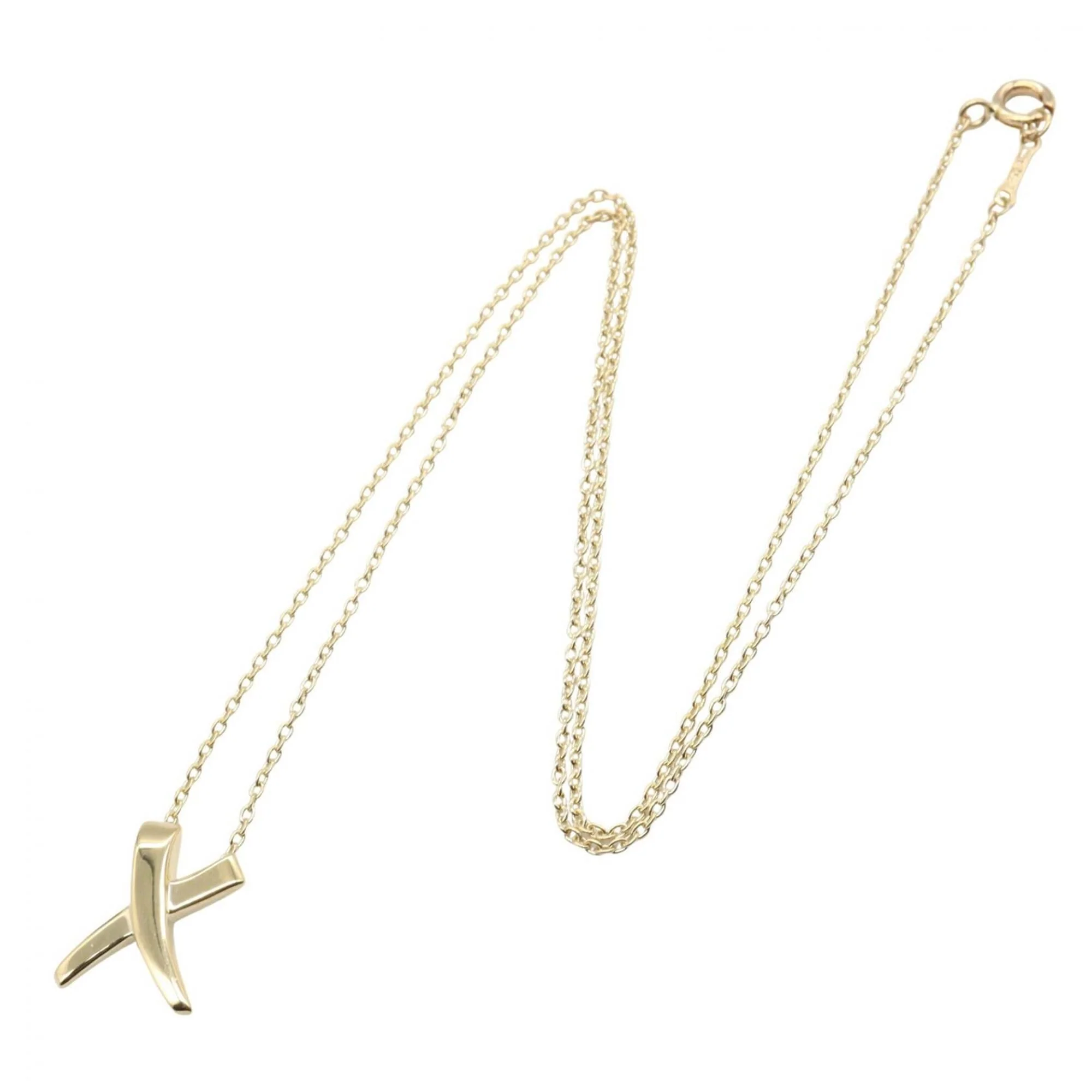 Kiss Pendant Necklace 18K Yellow Gold - Image 2