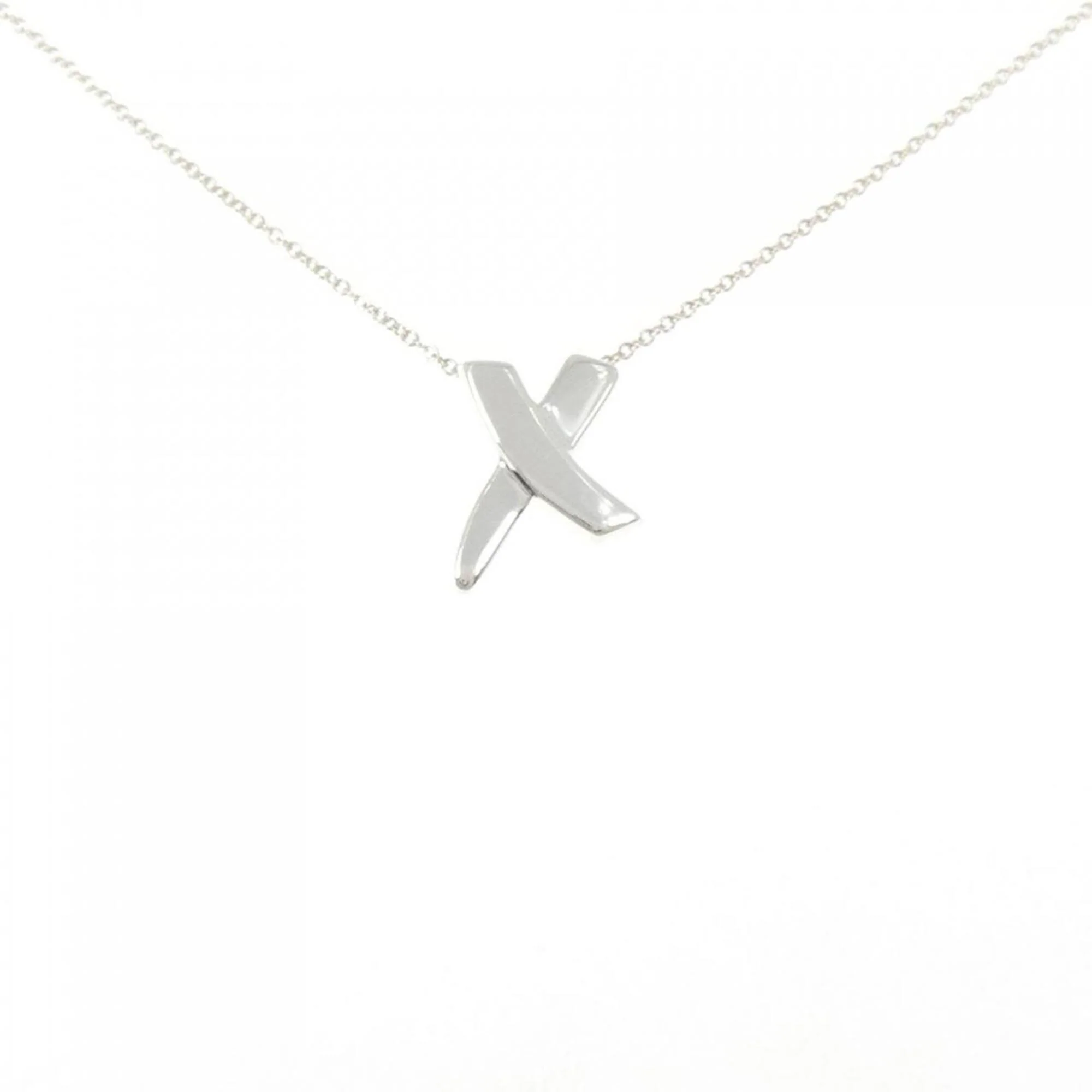 Kiss Pendant Necklace Sterling Silver