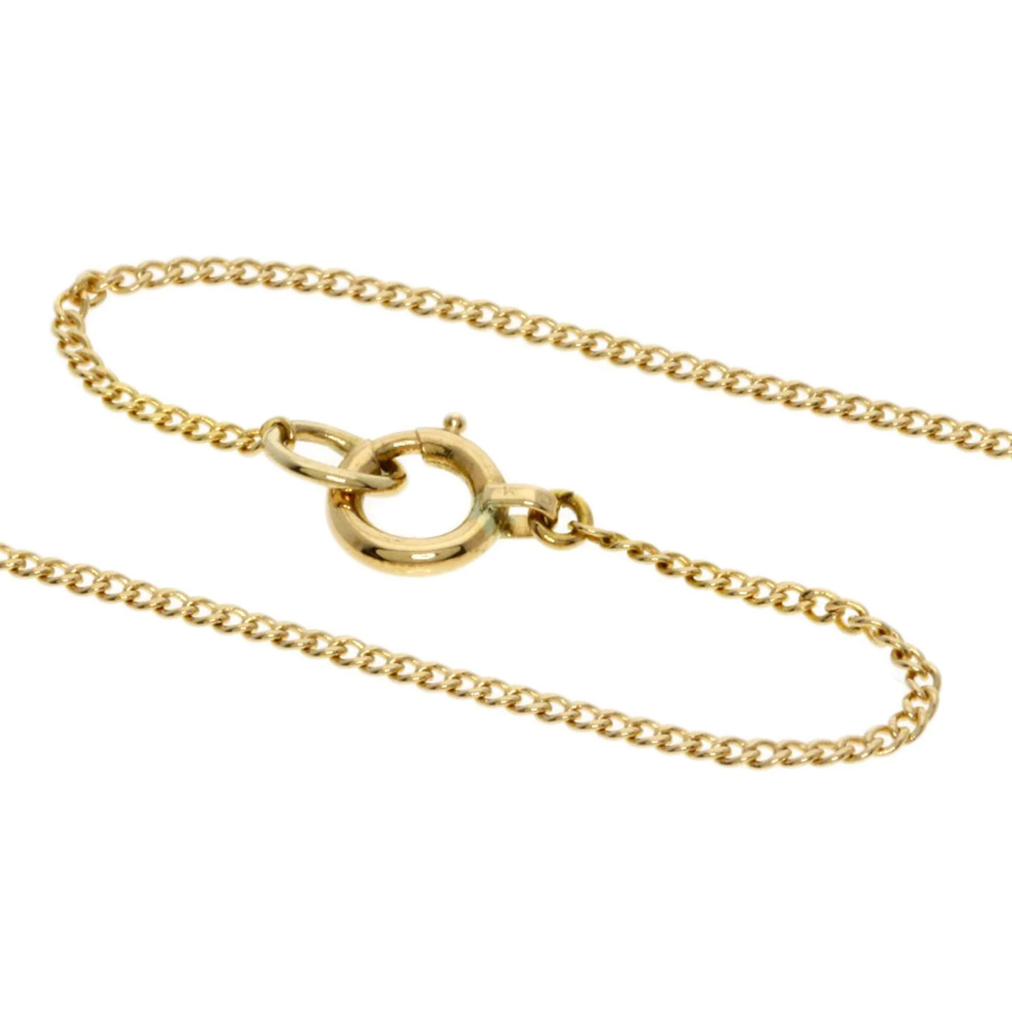 Leaf Pendant Necklace 18K Yellow Gold - Image 3