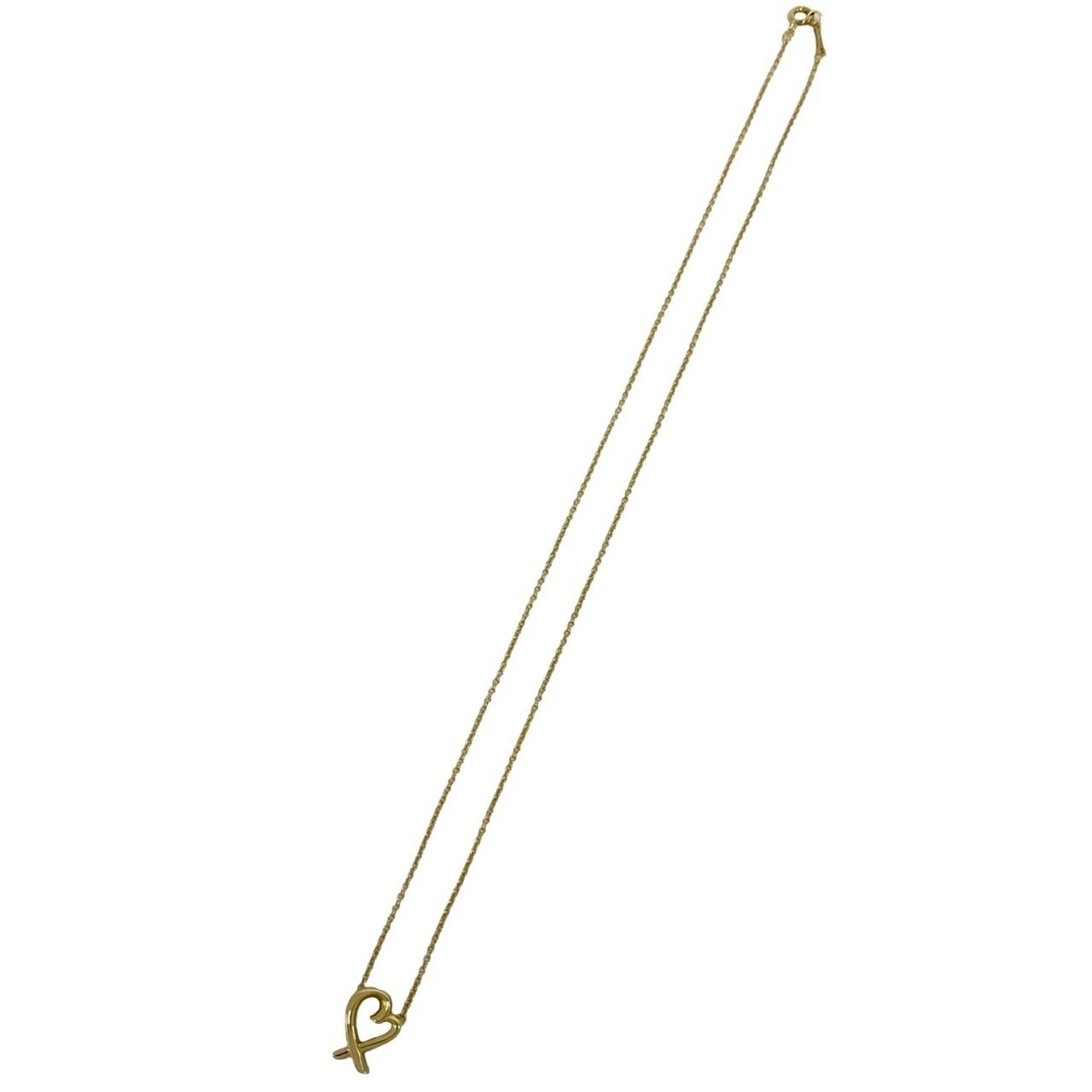 Loving Heart Pendant Necklace 18K Yellow Gold
