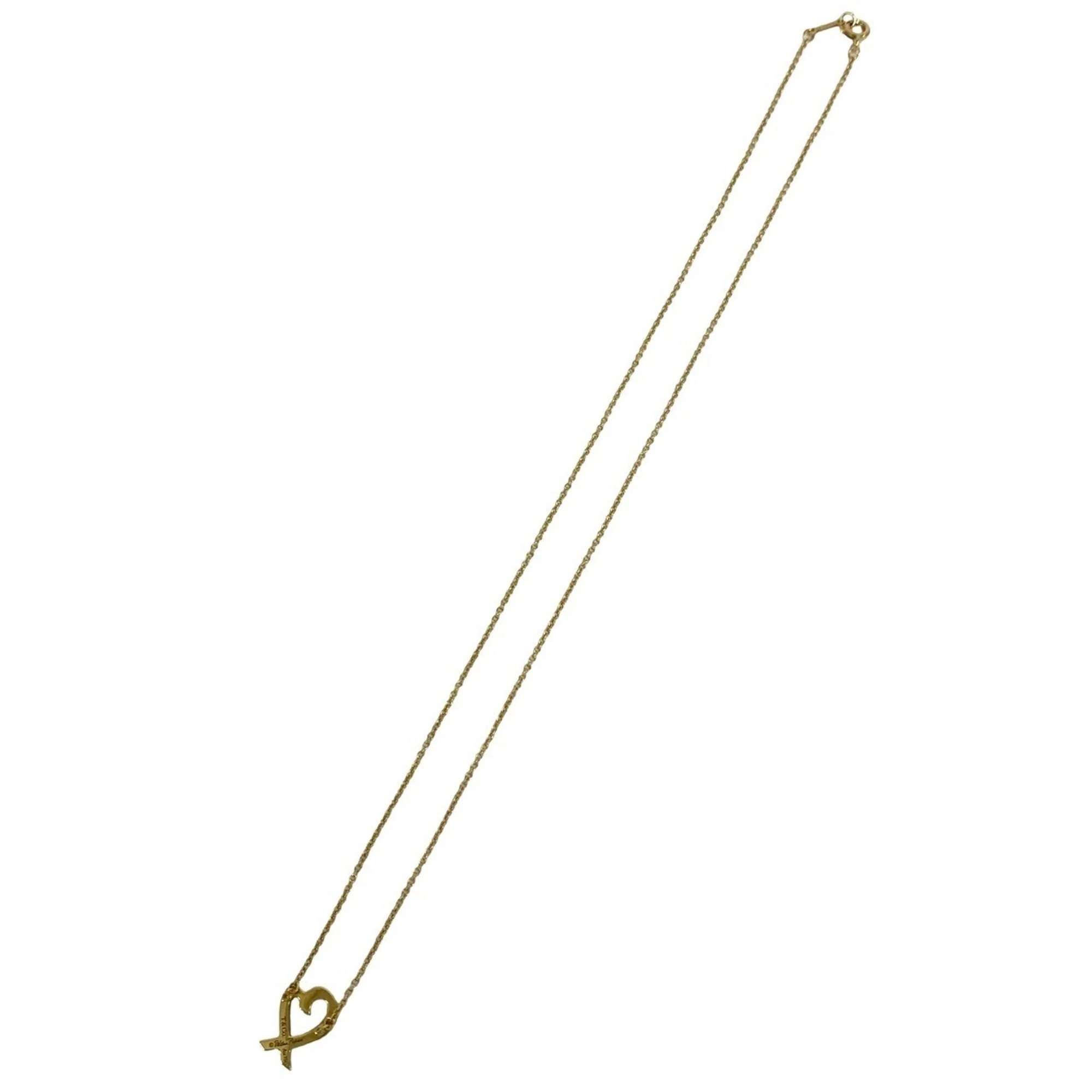 Loving Heart Pendant Necklace 18K Yellow Gold - Image 5