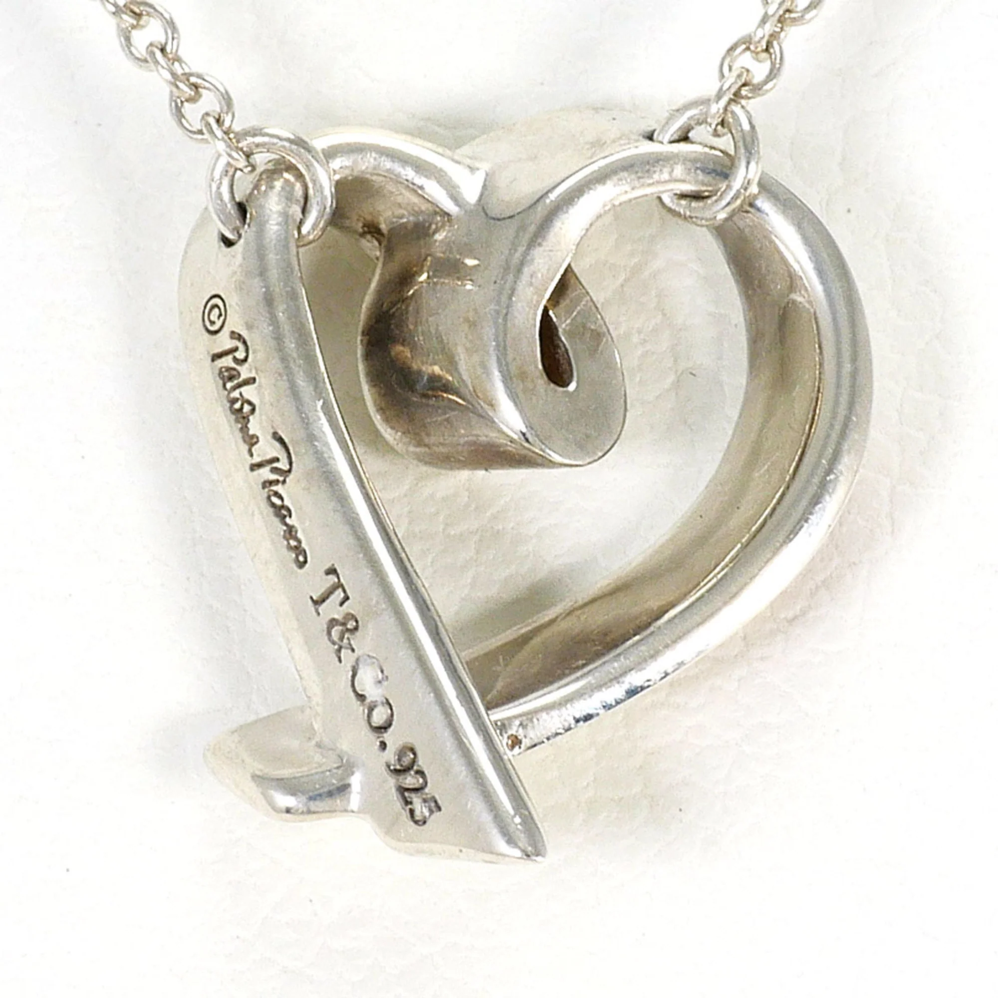 Loving Heart Pendant Necklace Enamel and Sterling Silver - Image 3