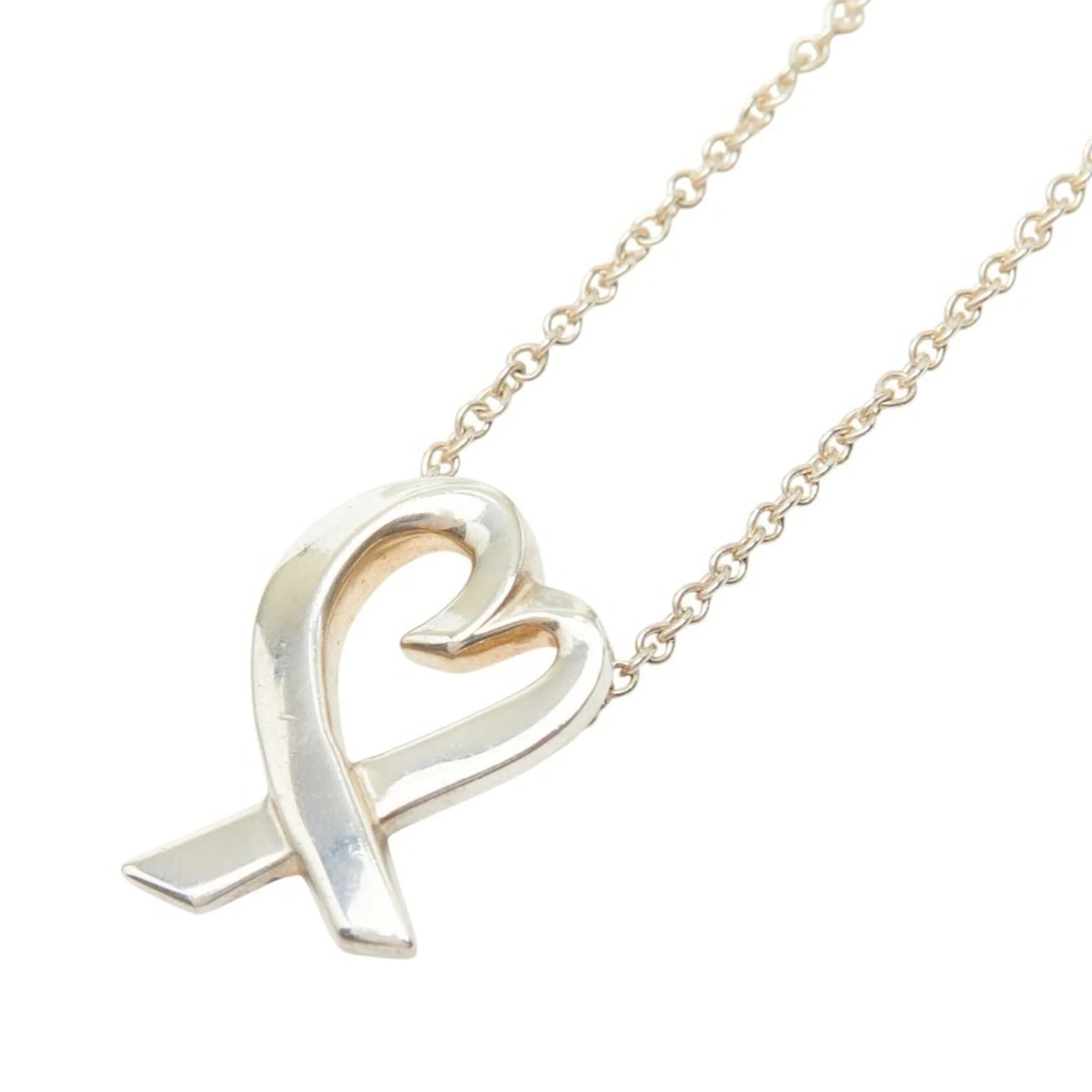 Loving Heart Pendant Necklace Sterling Silver