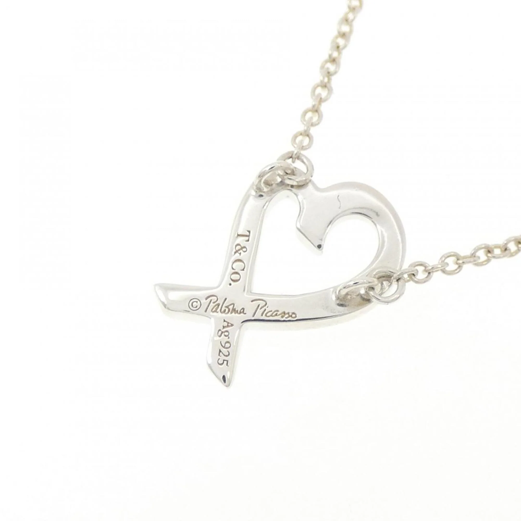Loving Heart Pendant Necklace Sterling Silver - Image 4