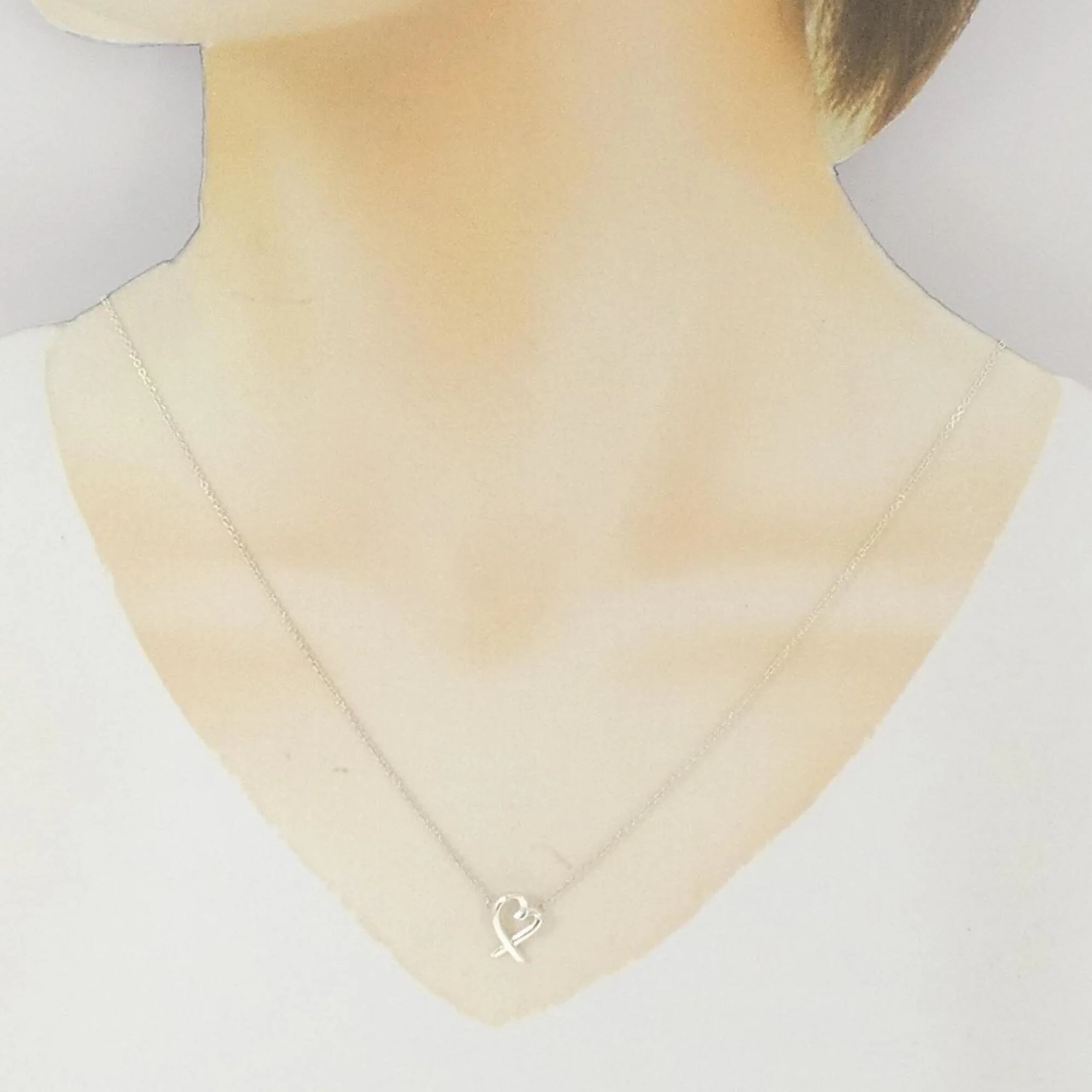 Loving Heart Pendant Necklace Sterling Silver - Image 6