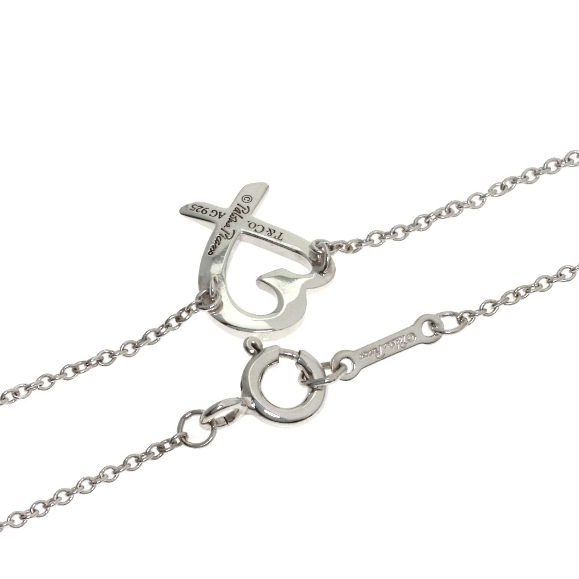 Loving Heart Pendant Necklace Sterling Silver - Image 2