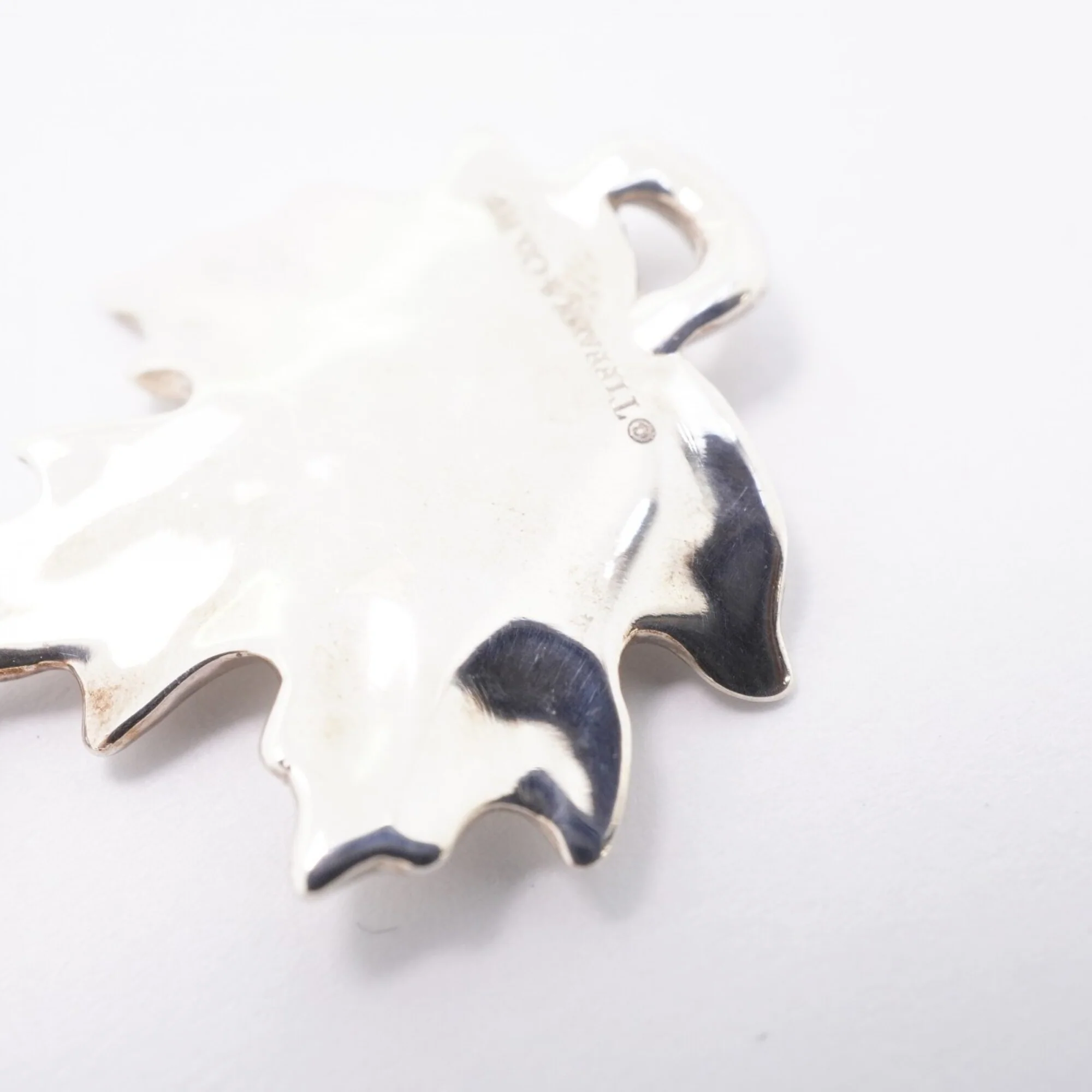 Maple Leaf Pendant Necklace Sterling Silver - Image 8