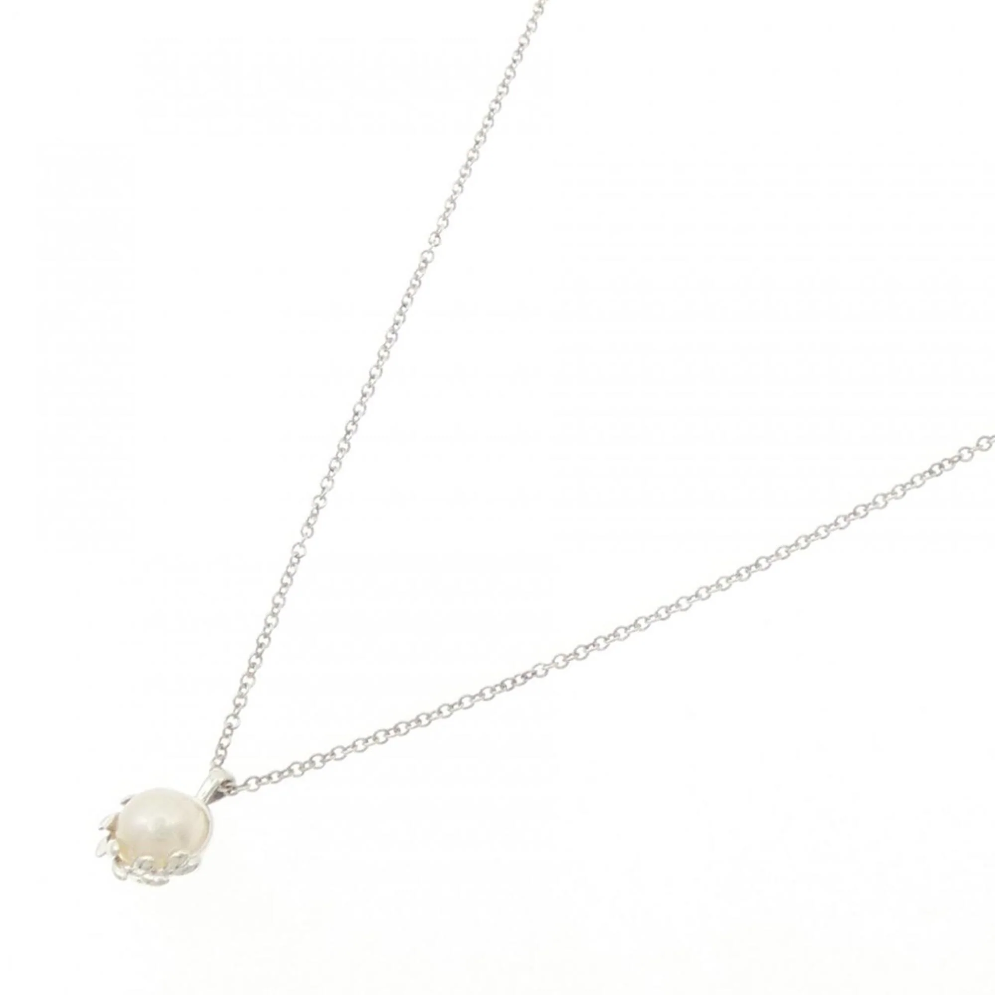 Olive Leaf Pendant Necklace Sterling Silver - Image 2