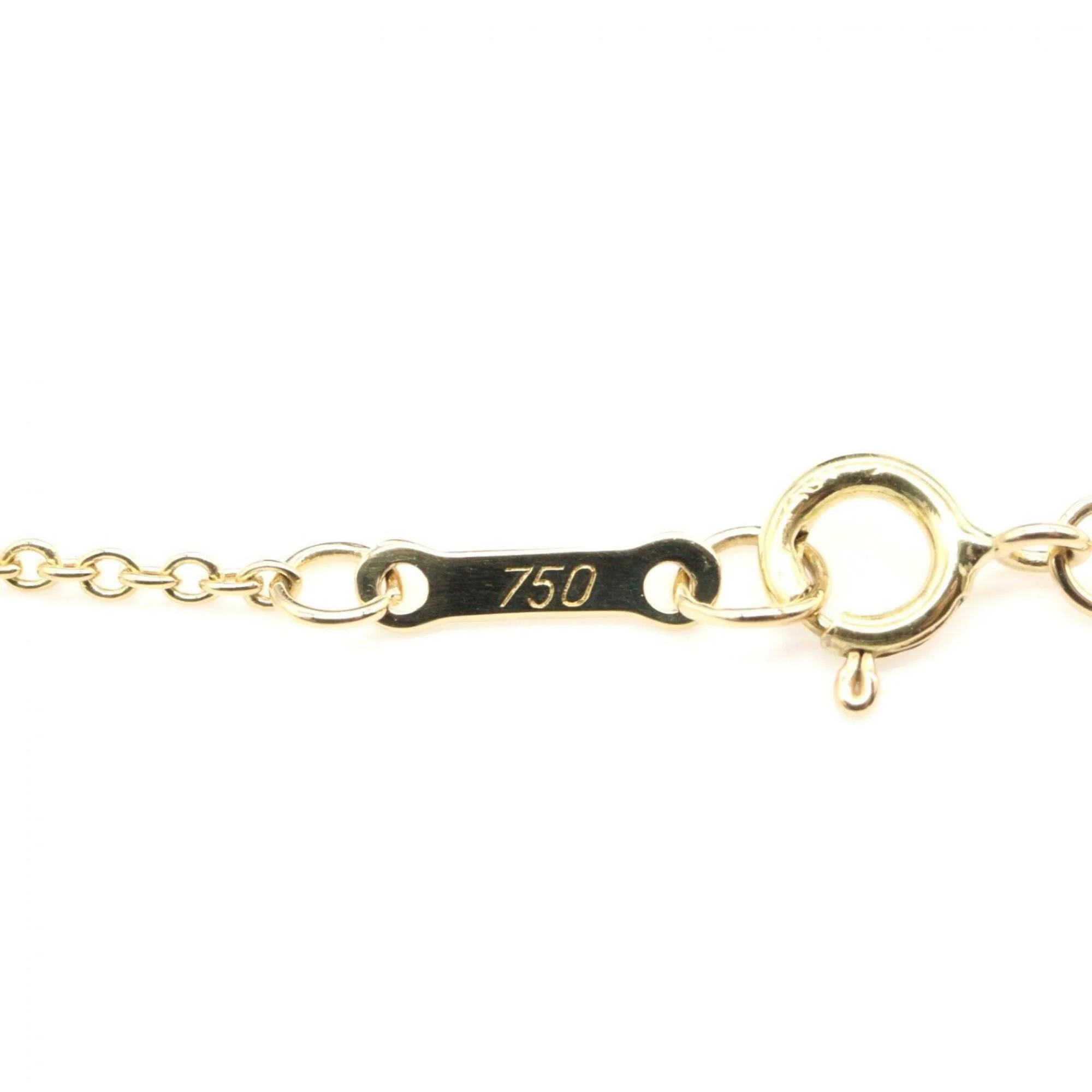 Open Heart Pendant Necklace 18K Yellow Gold 12mm - Image 4
