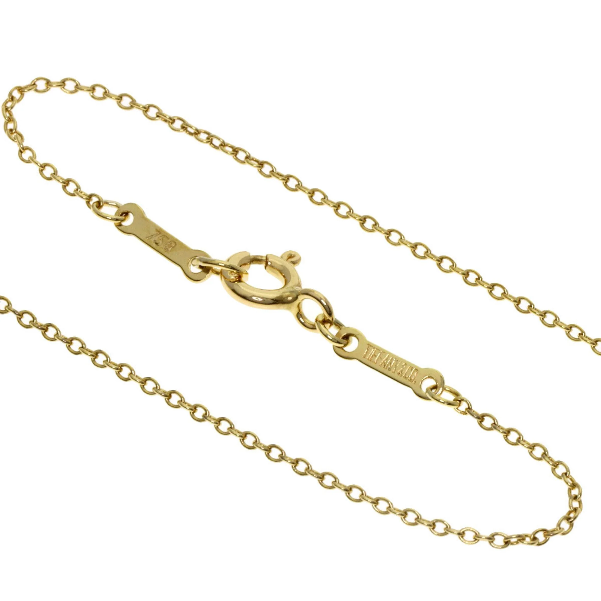 Open Heart Pendant Necklace 18K Yellow Gold 13.7mm - Image 3