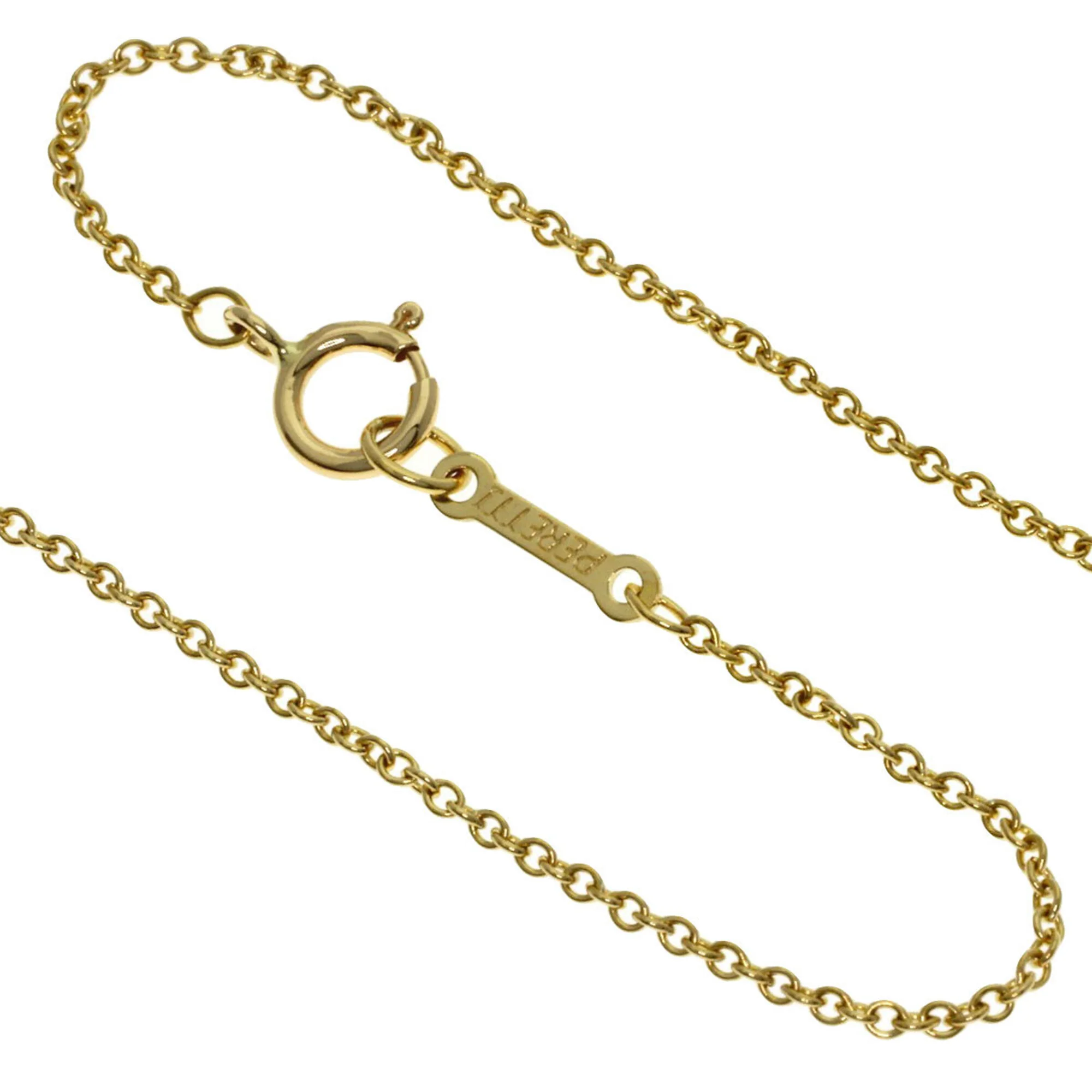 Open Heart Pendant Necklace 18K Yellow Gold 18.2mm - Image 3