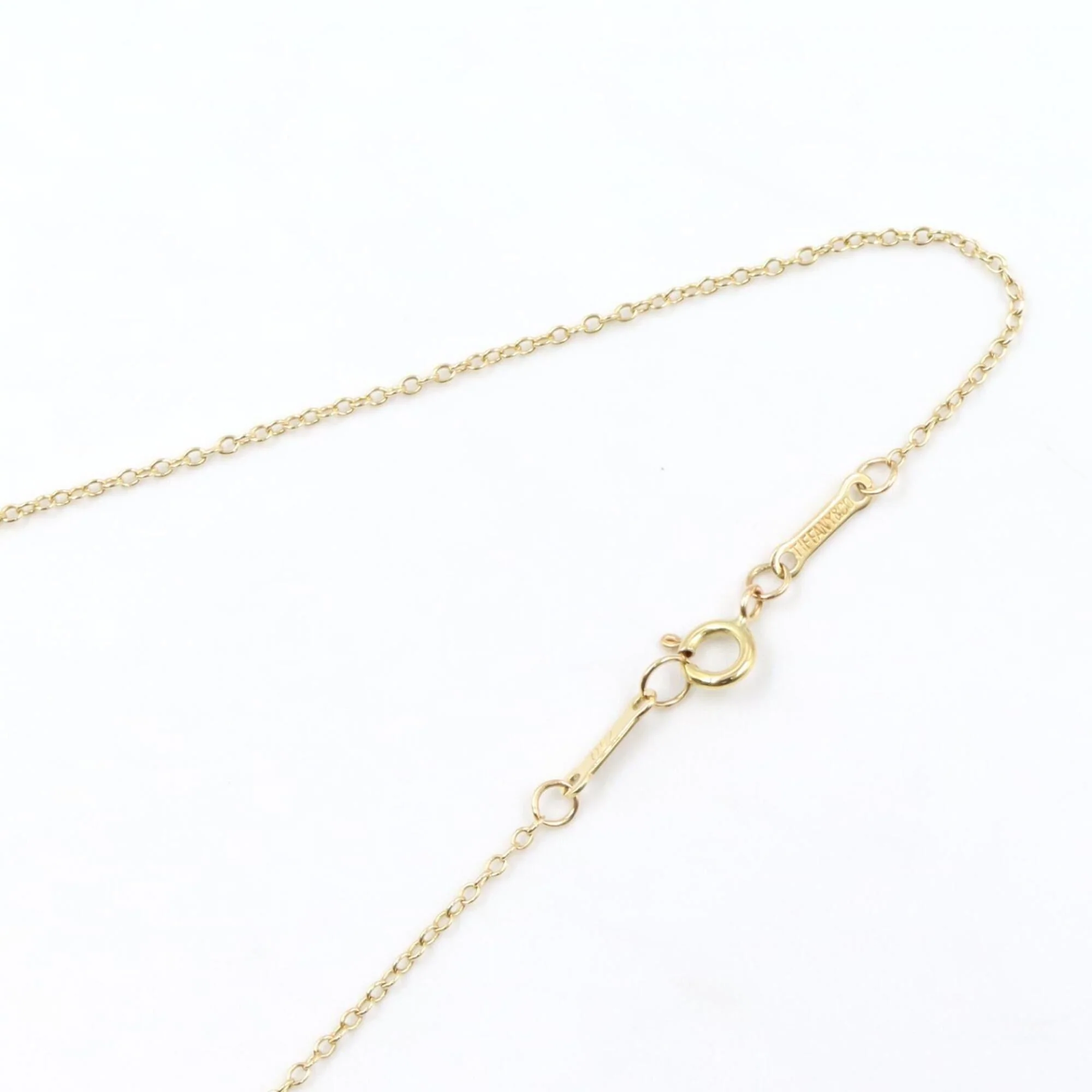 Open Heart Pendant Necklace 18K Yellow Gold 20mm - Image 6