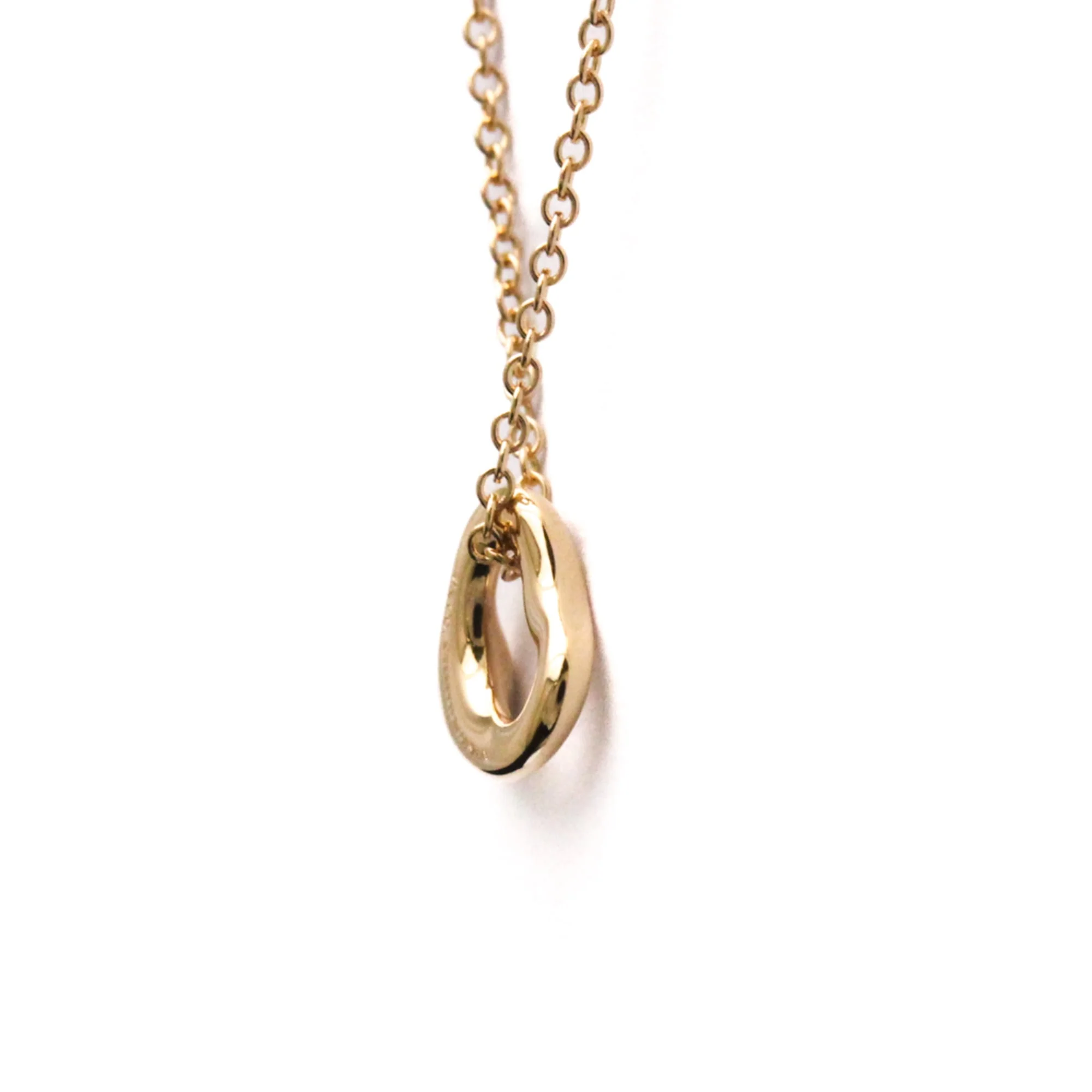 Open Heart Pendant Necklace 7.2mm - Image 3
