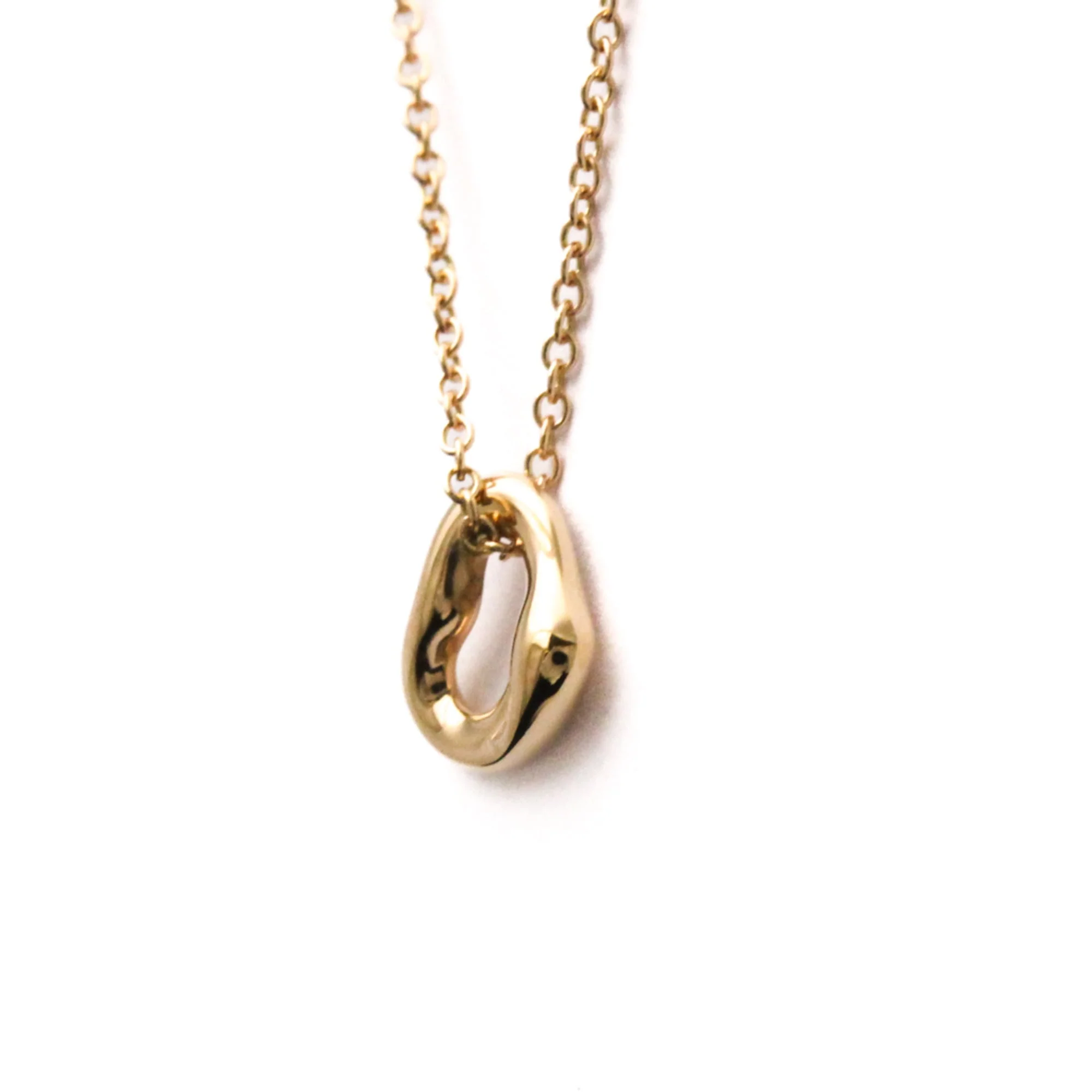 Open Heart Pendant Necklace 7.2mm - Image 4