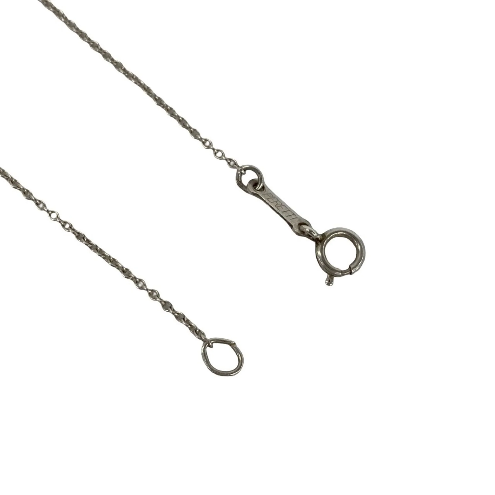 Open Heart Pendant Necklace Sterling Silver 12mm - Image 4
