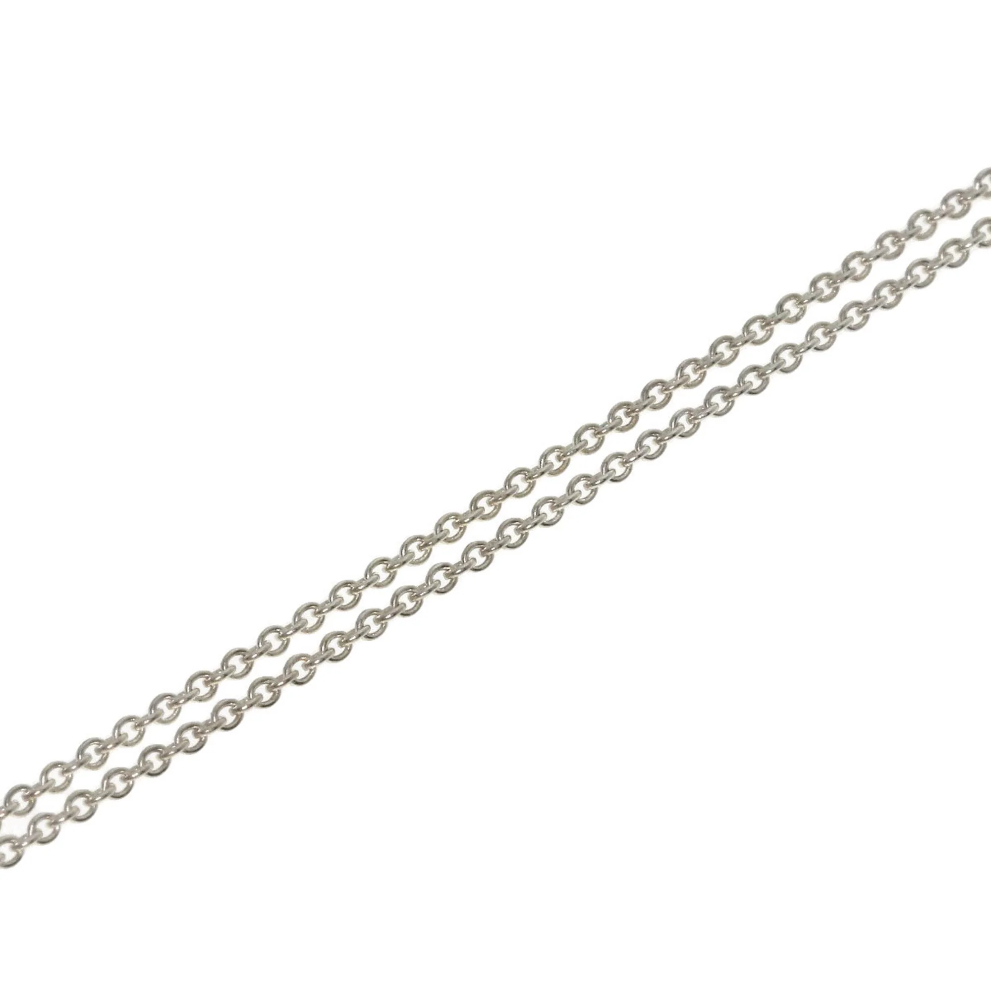 Open Heart Pendant Necklace Sterling Silver 14.3mm - Image 6