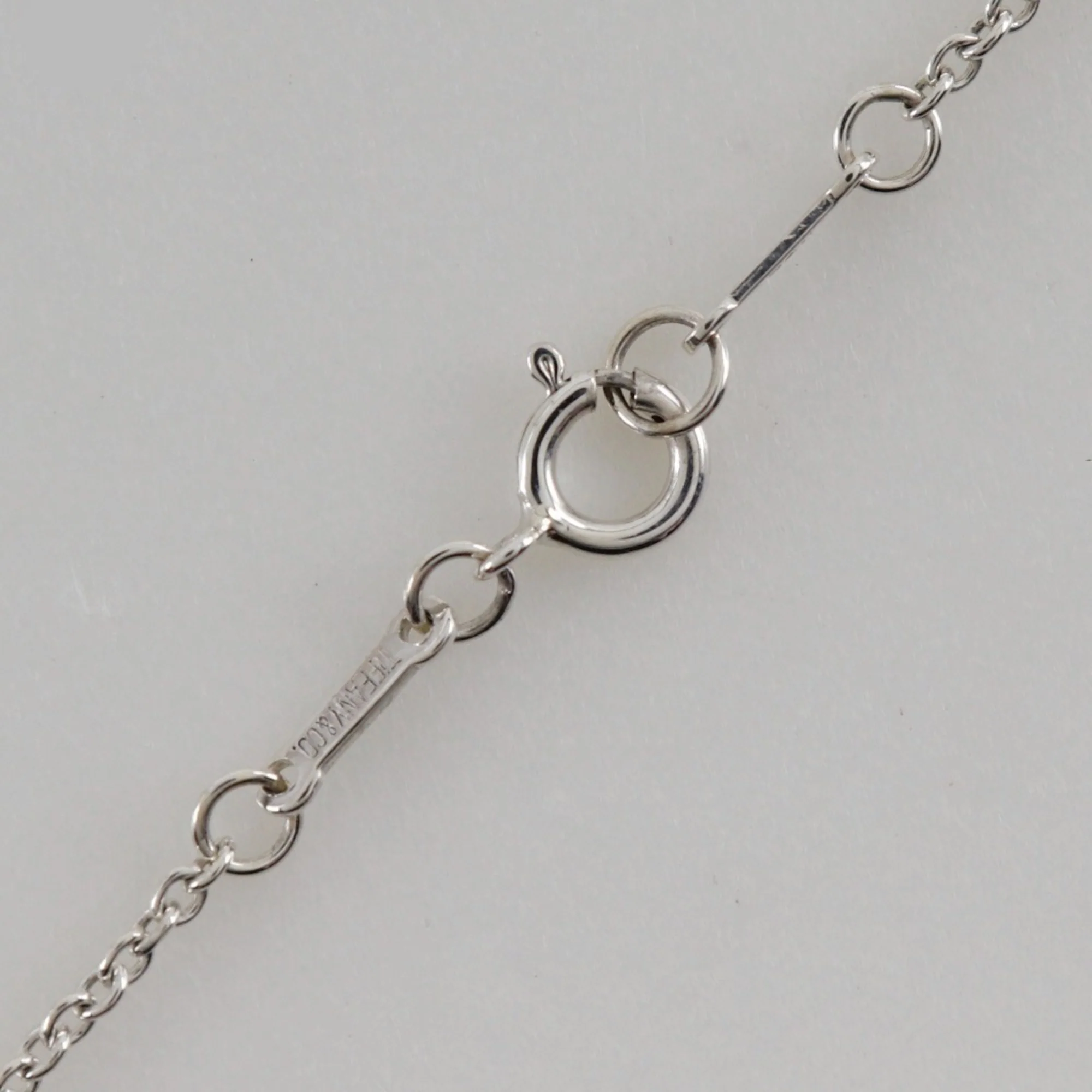 Open Heart Pendant Necklace Sterling Silver 9mm - Image 5