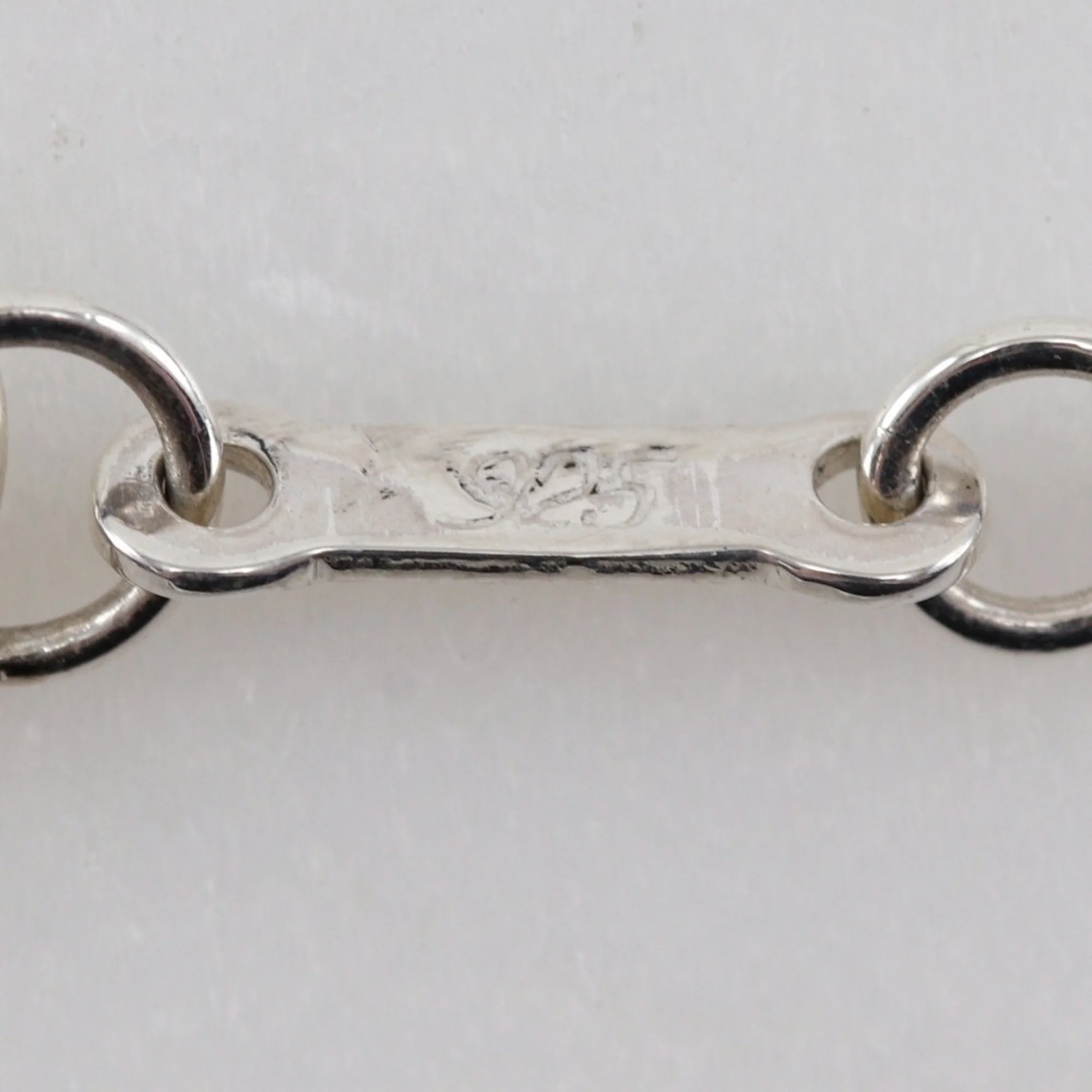 Open Heart Pendant Necklace Sterling Silver 9mm - Image 7