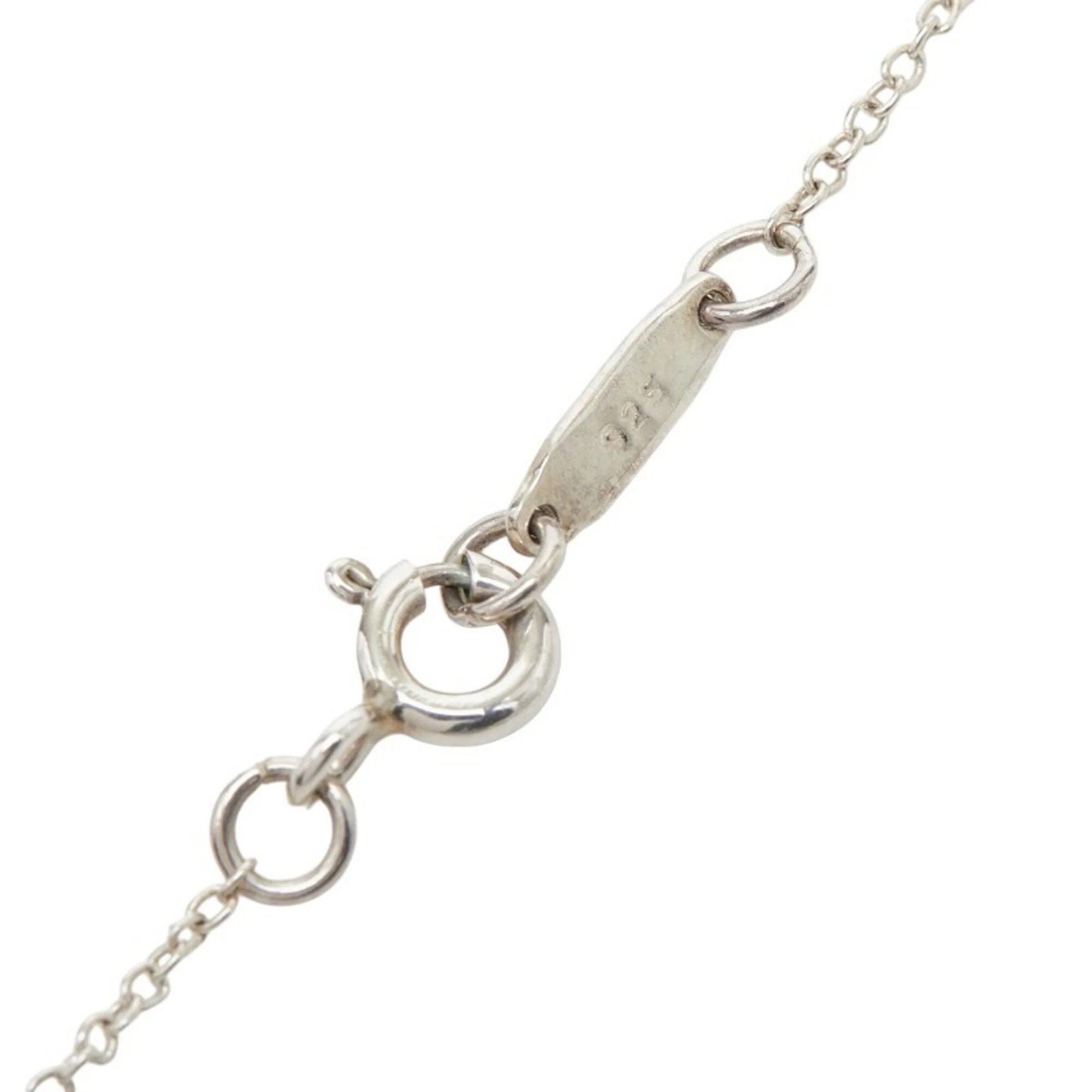Oval Key Chain Pendant Necklace Sterling Silver - Image 5