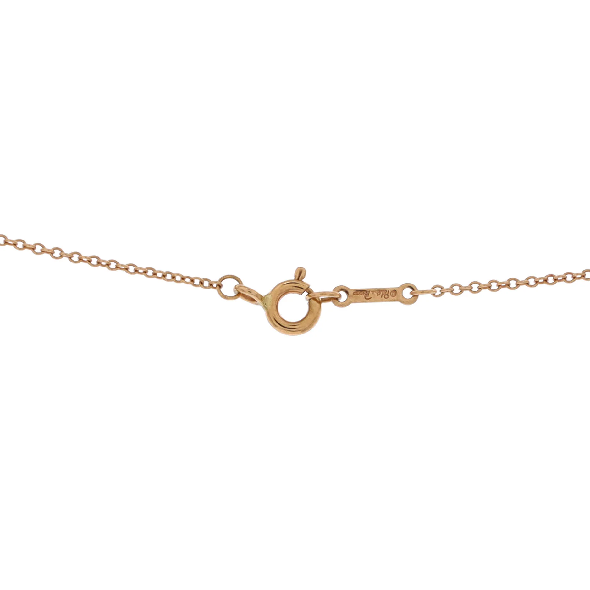 Paloma Picasso Loving Heart Pendant Necklace 18K Rose Gold - Image 3