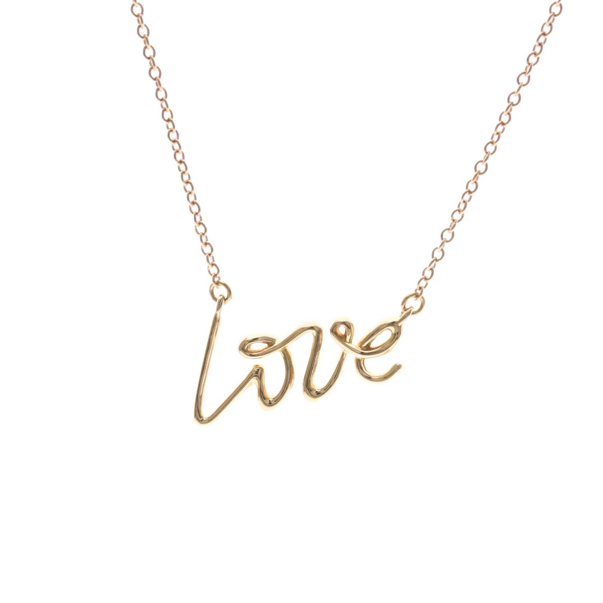 Pendant Necklace 18K Rose Gold